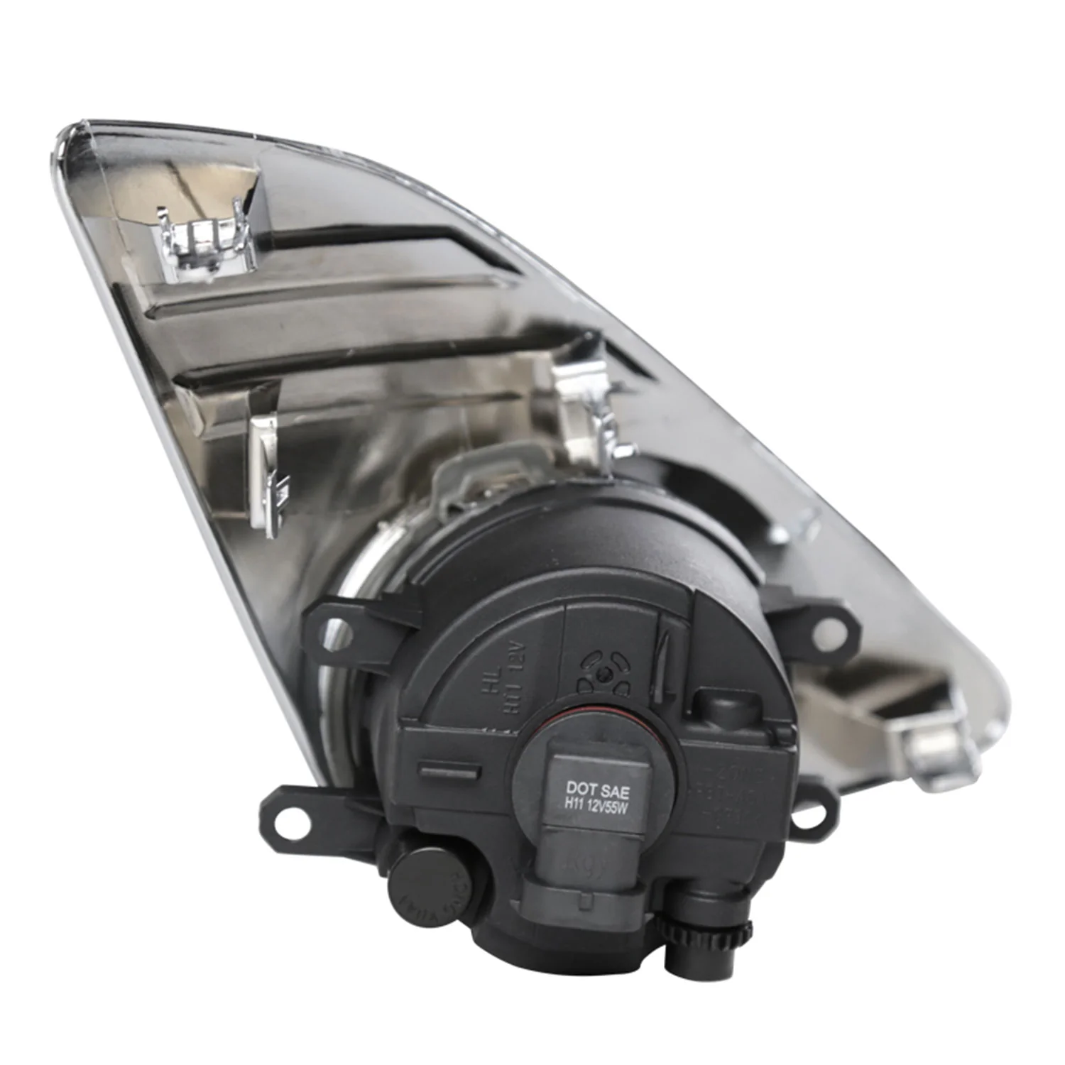 2012-2014 Toyota Camry H11 Fog Lights Kit Chrome Housing/Clear Lens - Image 5