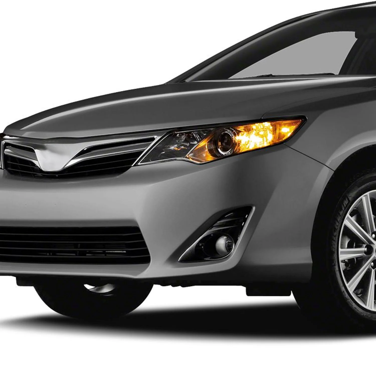 2012-2014 Toyota Camry SMD LED Fog Lights Switch & Black Bezels Chrome - Image 10