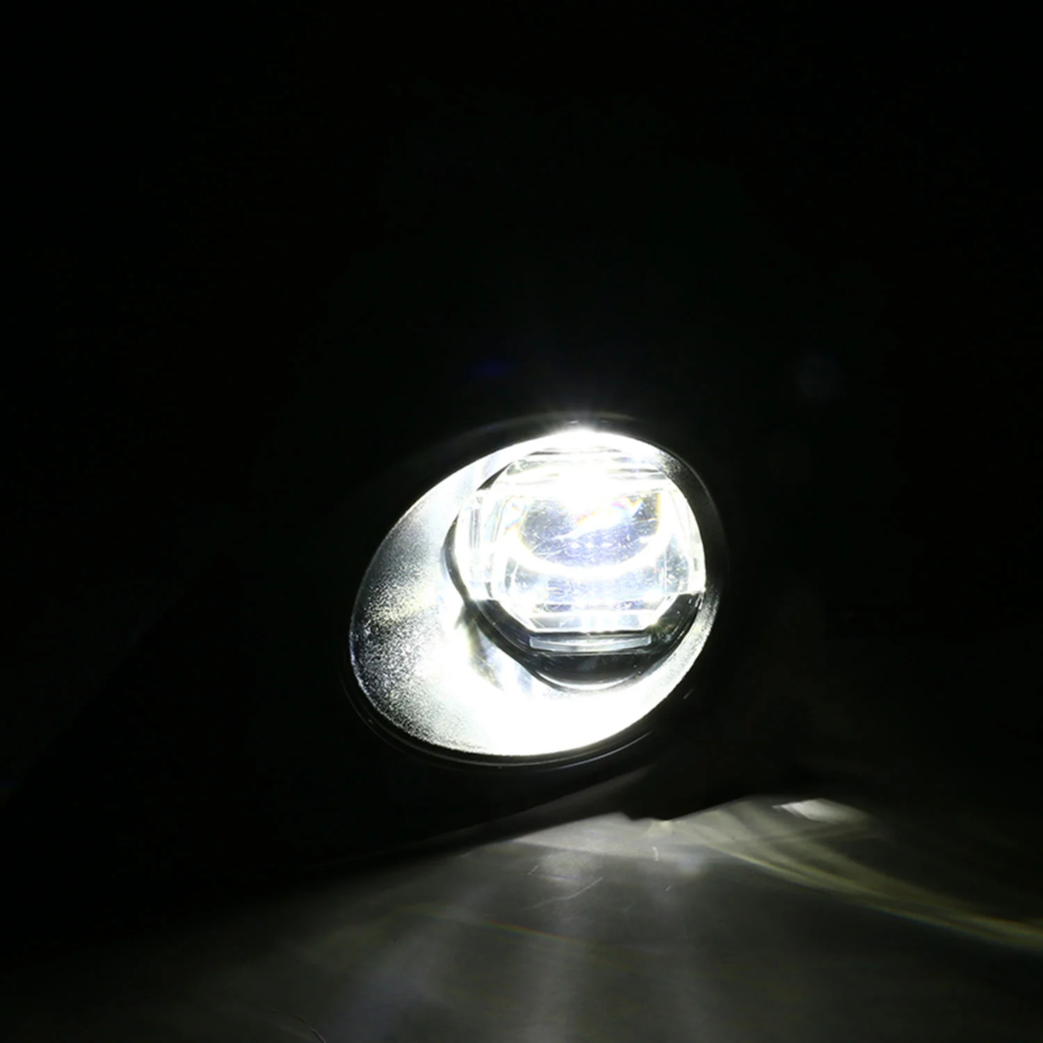 2012-2014 Toyota Camry SMD LED Fog Lights Switch & Black Bezels Chrome - Image 2
