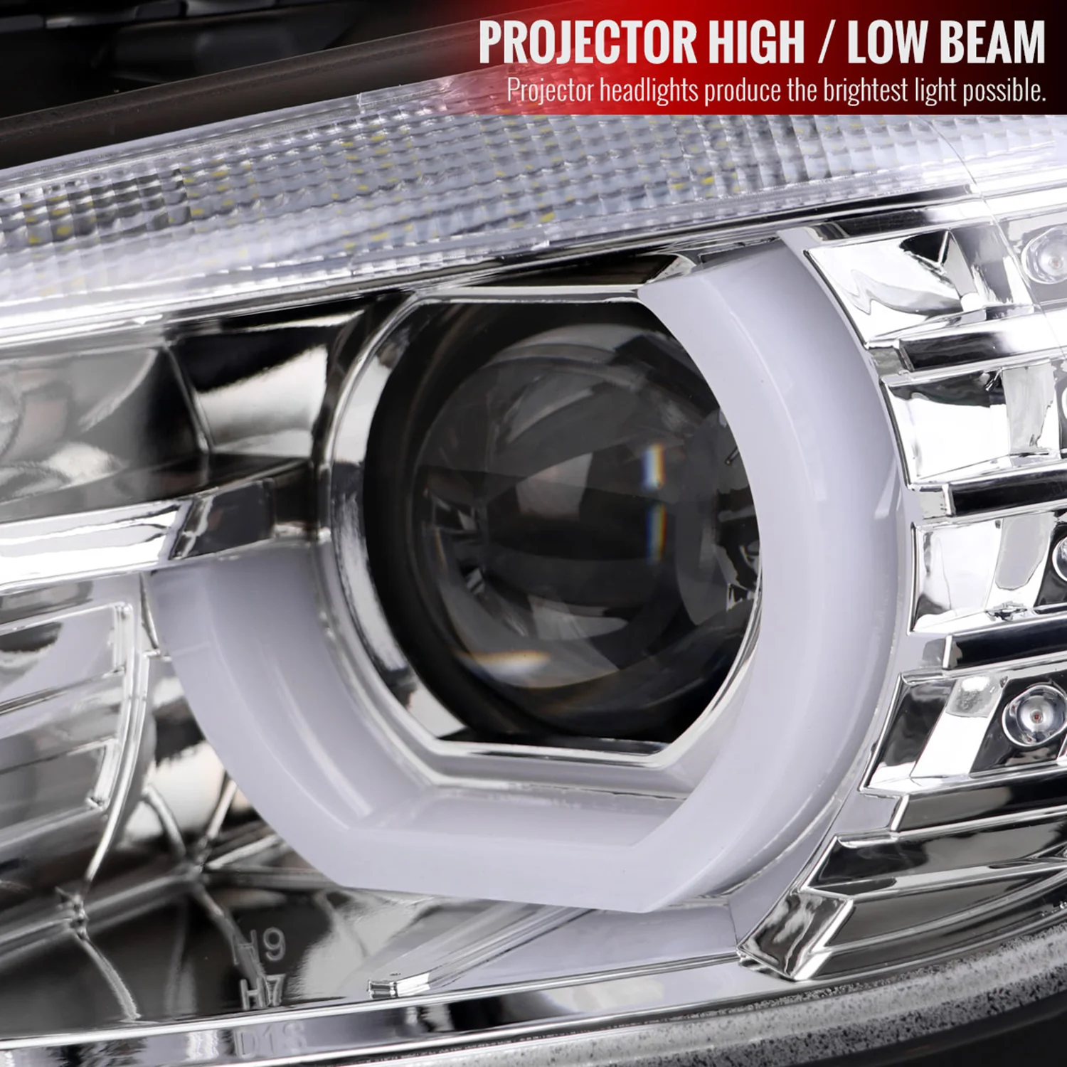 2012-2015 BMW F30 3 Series Sedan Dual LED Headlights LED Signal Chrome - Image 2