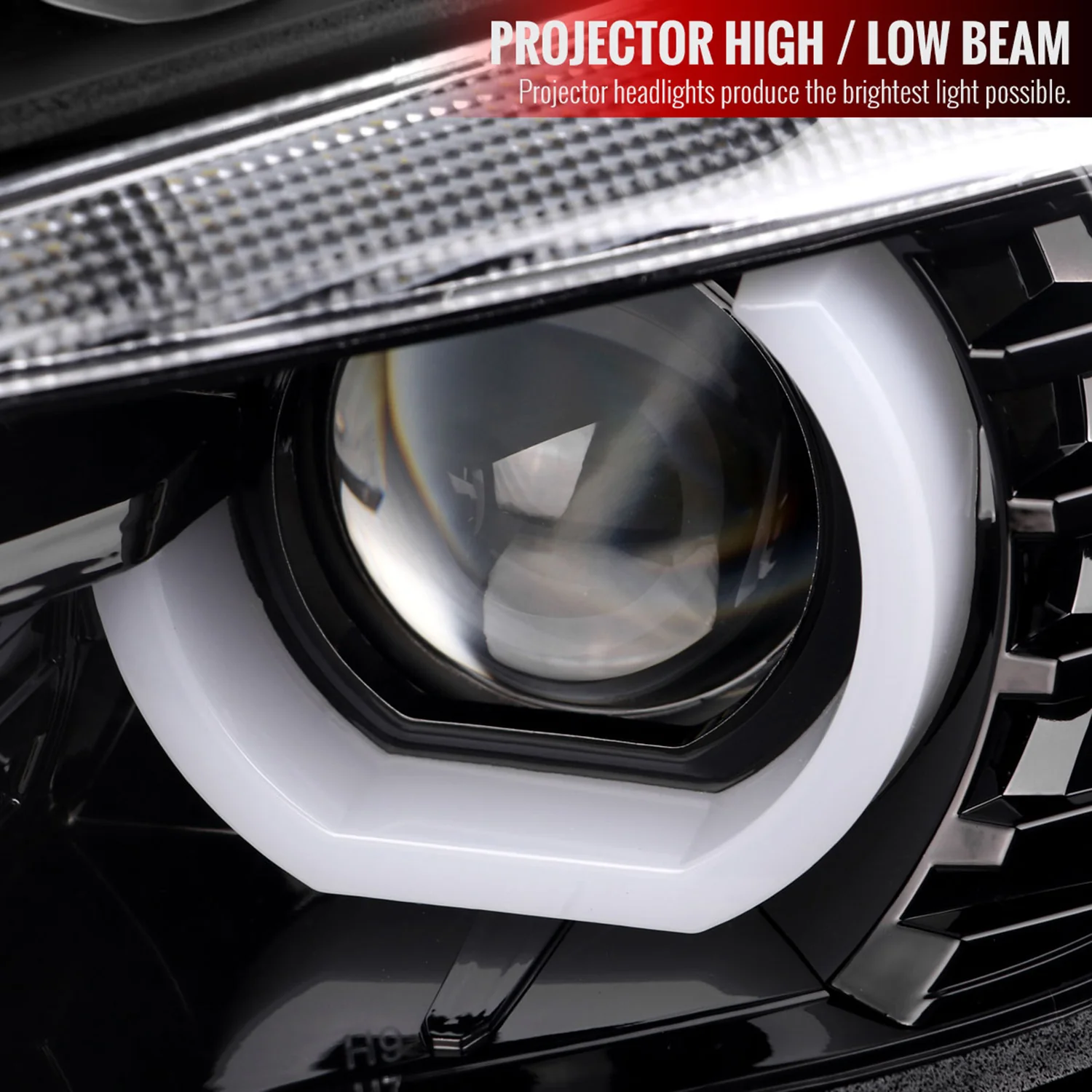 2012-2015 BMW F30 3 Series Sedan Dual LED Headlights LED Signal Jet Black - Image 3