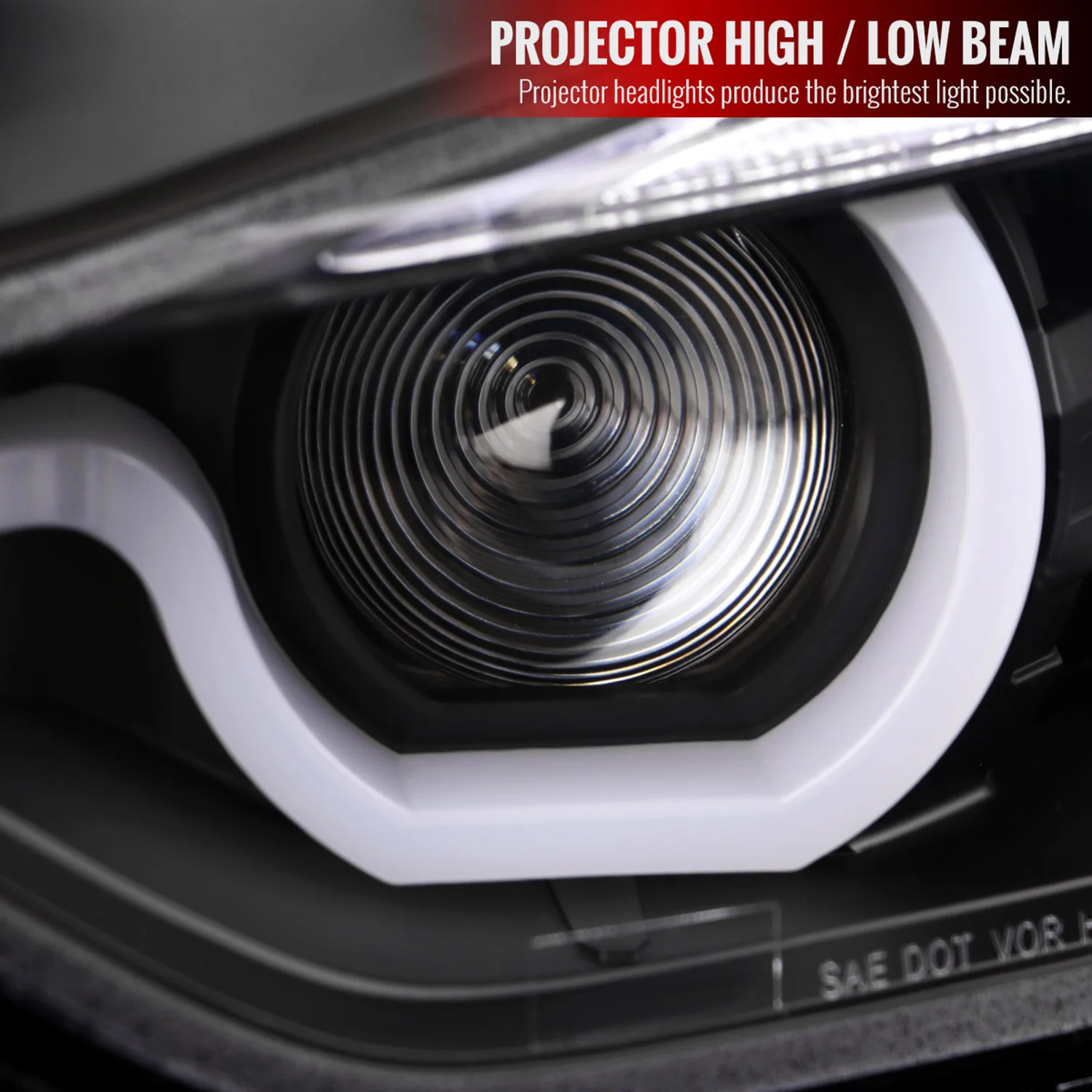 2012-2015 BMW F30 3 Series Sedan Dual LED Headlights LED Signal Matte Black - Image 3