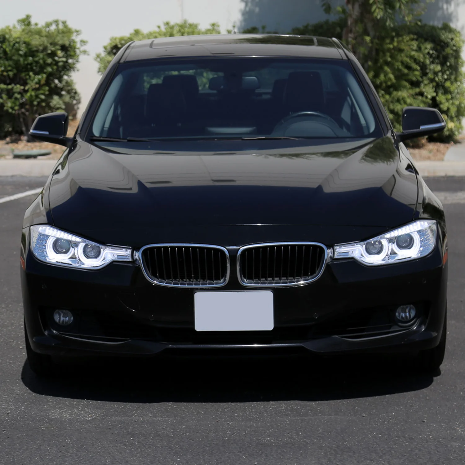 2012-2015 BMW F30 3 Series Sedan Dual U-Bar Headlights LED Signal Lights Chrome - Image 10