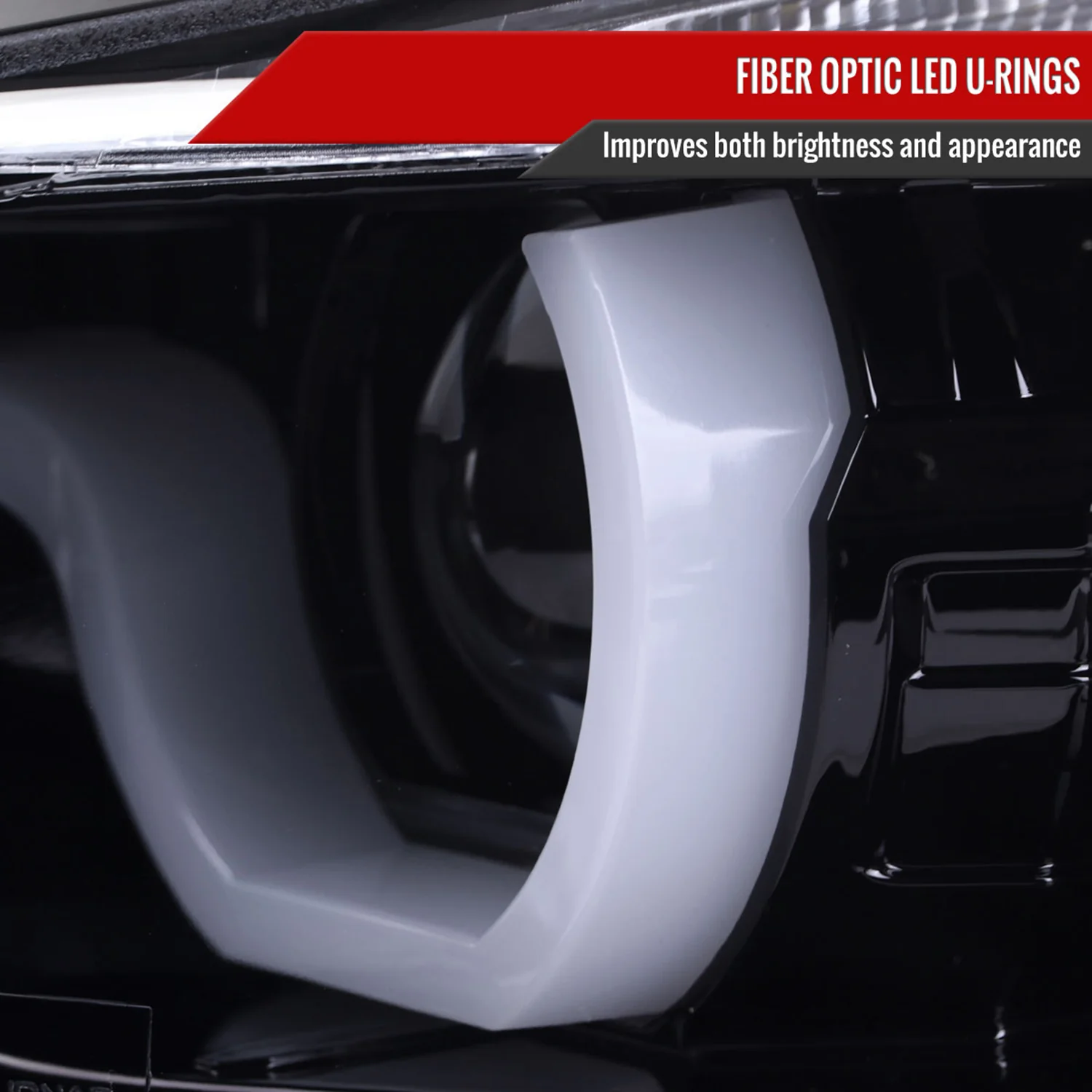 2012-2015 BMW F30 3 Series Sedan Dual U-Bar Headlights LED Signal Lights Smoke - Image 5