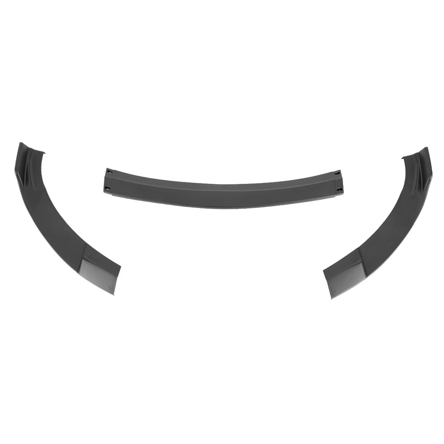 2012-2017 Hyundai Veloster Matte Black 3Pcs Front Bumper Lip Splitter Kit - Image 7