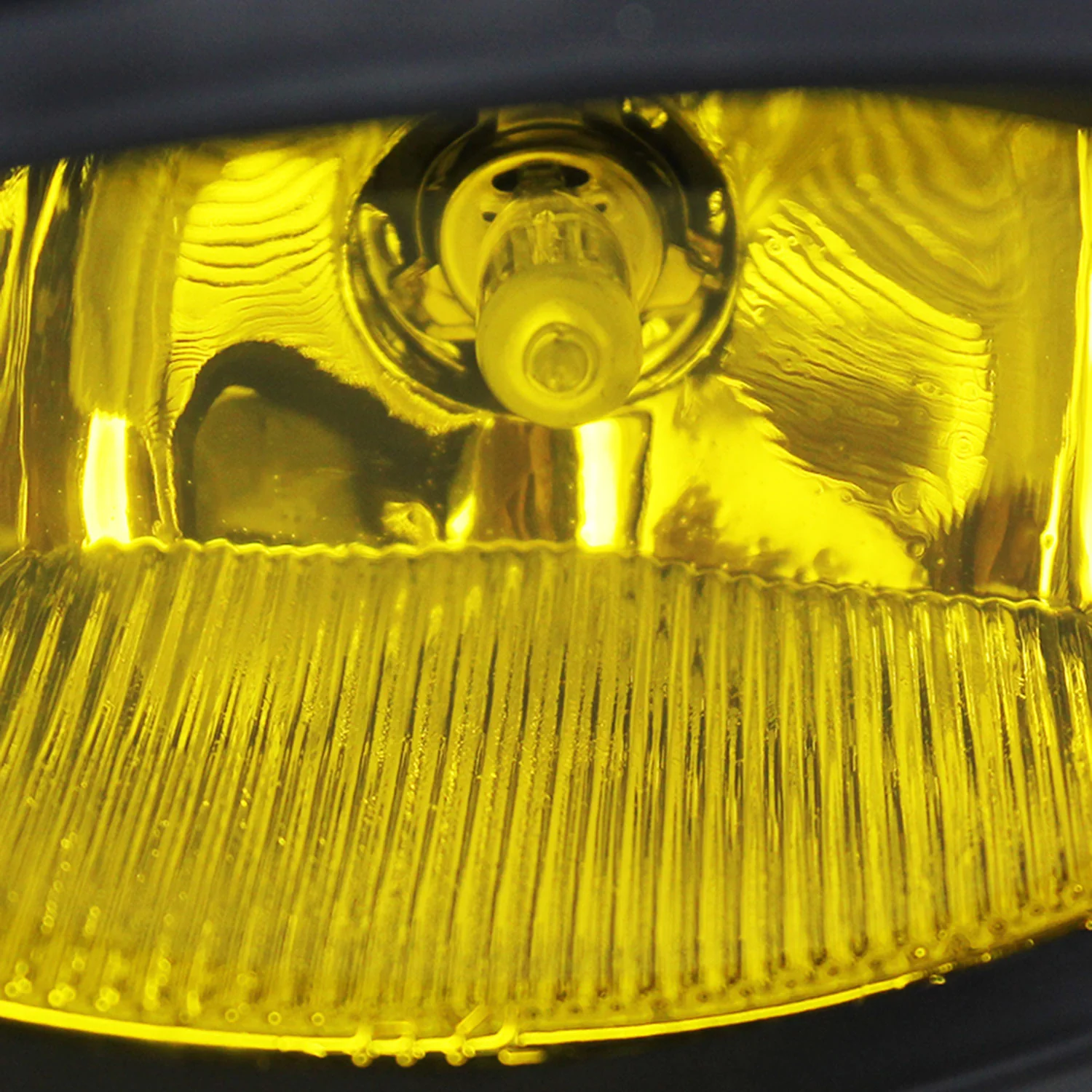 2012 Honda Civic Sedan H11 Fog Lights Kit Chrome Housing/Yellow Lens - Image 3