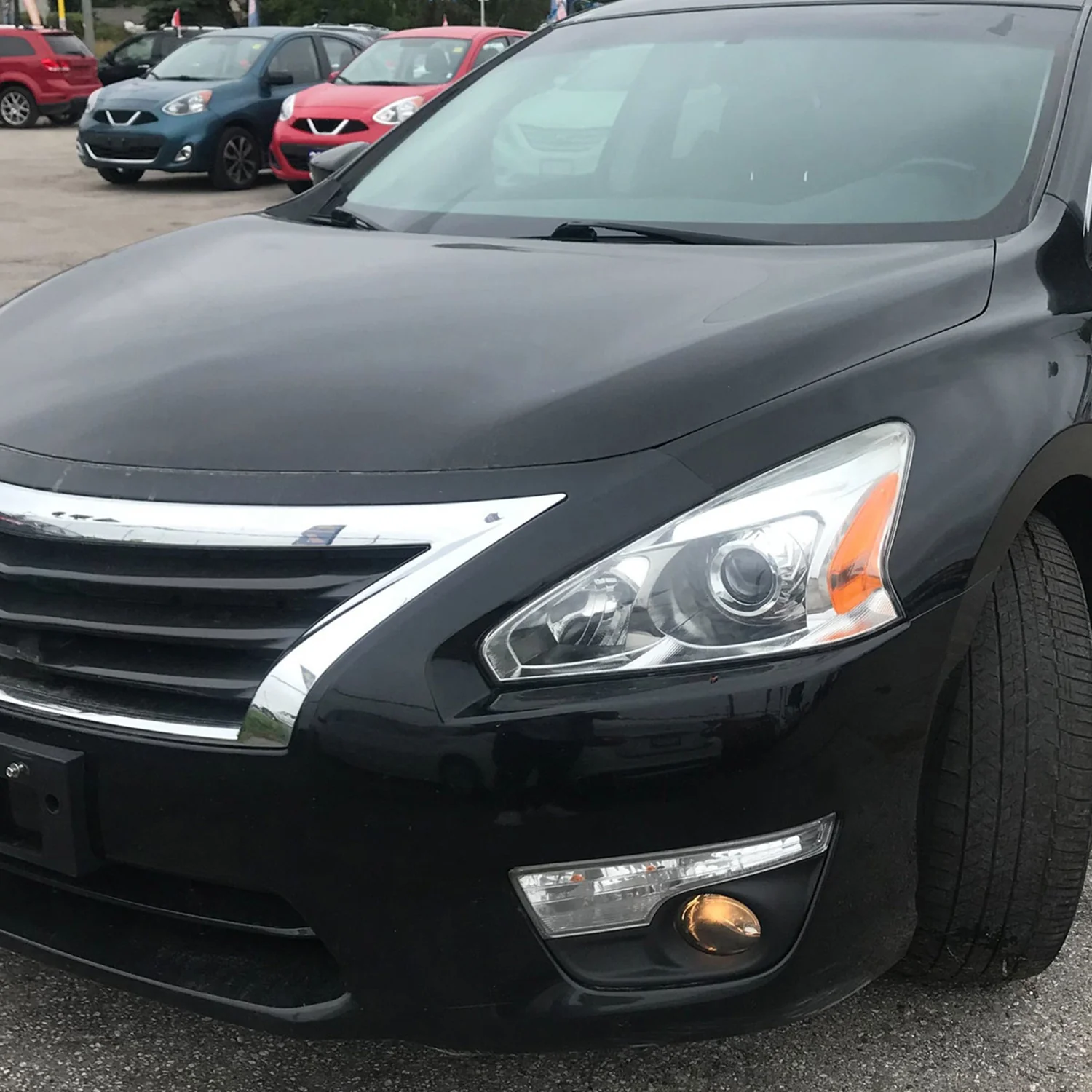 2013-2015 Nissan Altima Clear Projector Headlight Amber Reflector Driver Side - Image 10