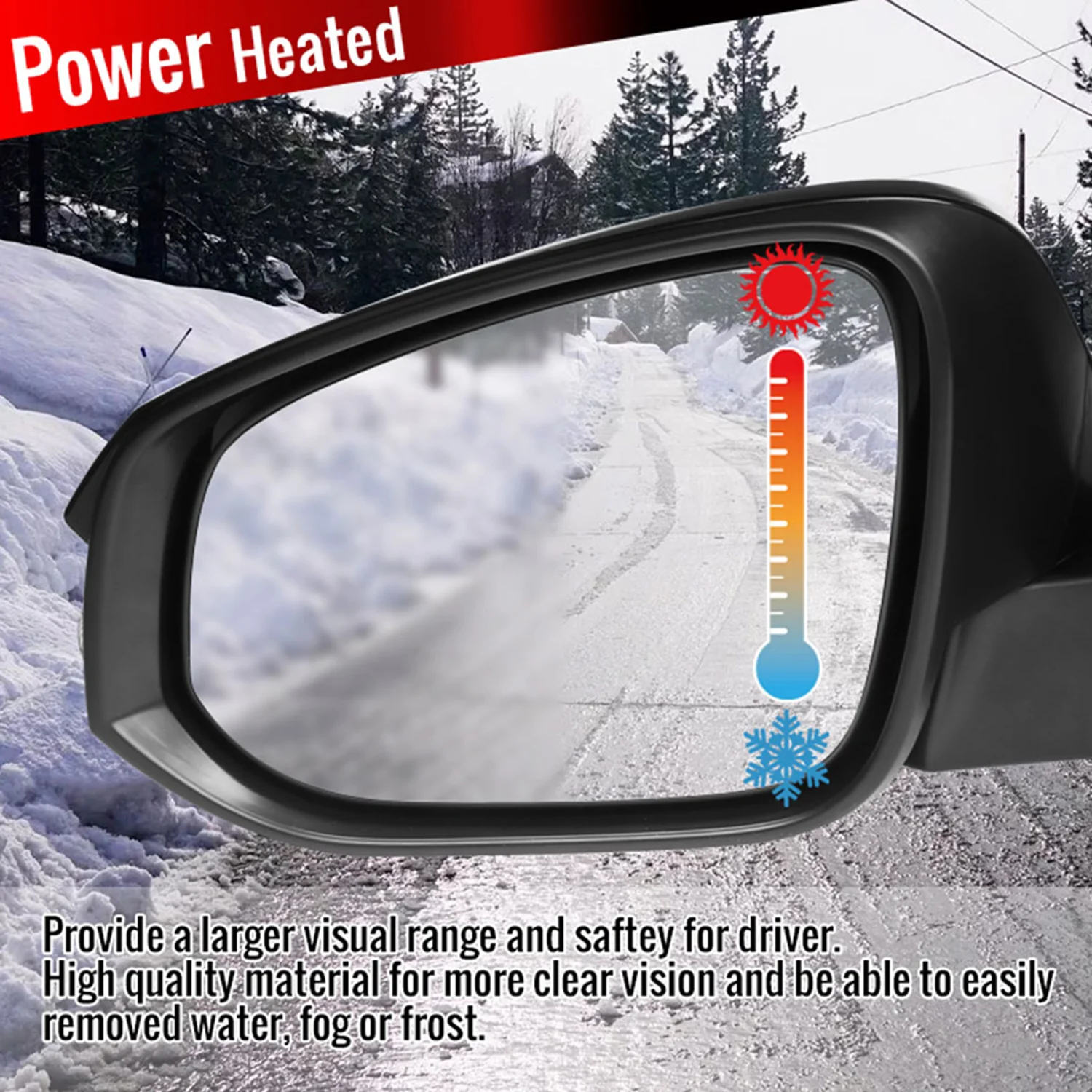 2013-2015 Toyota RAV4 Black 7Pin Heated Side Mirror LED Turn Signal Driver - Image 6