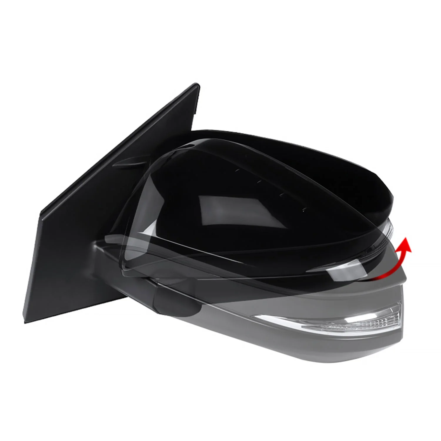 2013-2015 Toyota RAV4 Black 7Pin Heated Side Mirror LED Turn Signal Driver - Image 7
