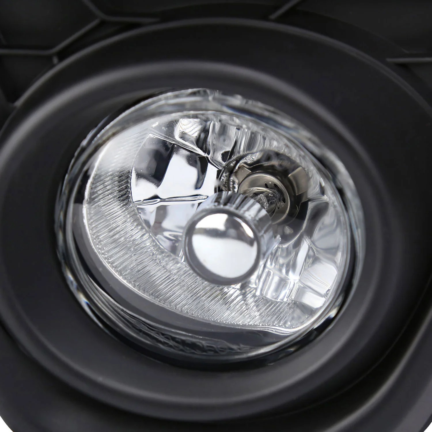 2013-2016 Mazda CX-5 H11 Fog Lights Kit w/Switch & Wiring Harness Chrome/Clear - Image 2