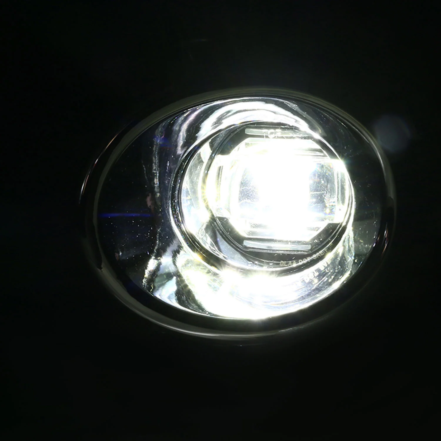 2013-2016 Nissan Pathfinder 6500K LED Projector Bumper Fog Lights Kit Chrome - Image 2