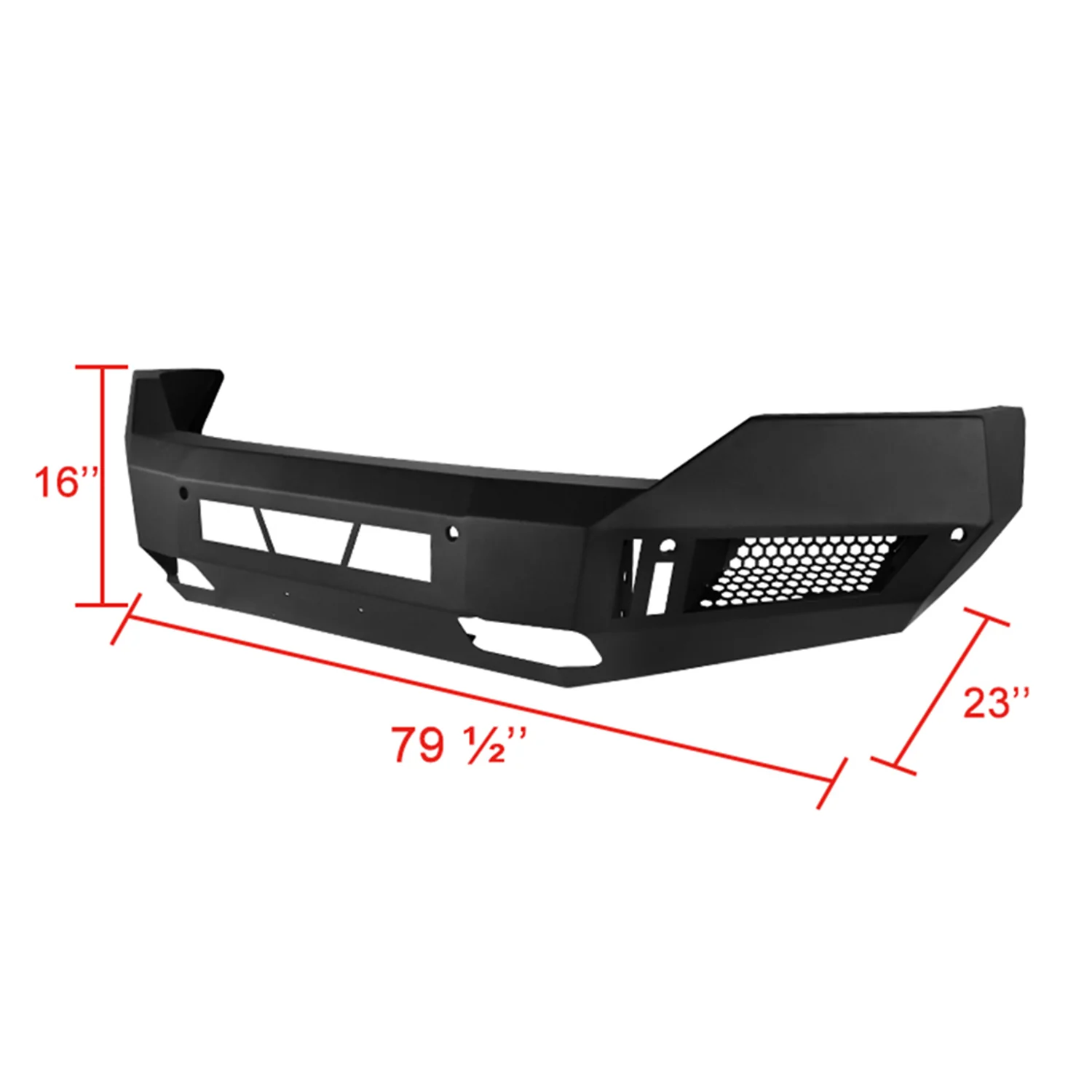 2013-2018 Dodge RAM 1500 /19-2021 Dodge RAM Classic Front Bumper LED Light Ports - Image 2
