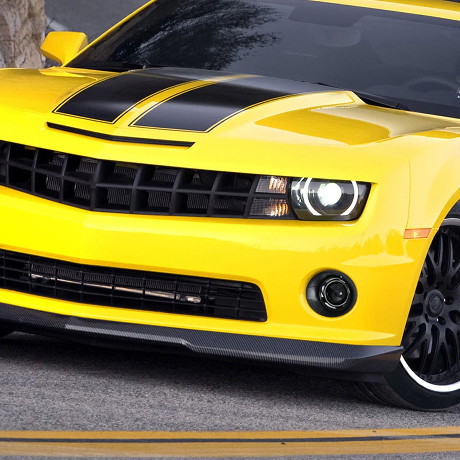 2014-2015 Chevy Camaro 3.6L V6 H11 Projector Fog Lights Kit Chrome/Clear Lens - Image 10