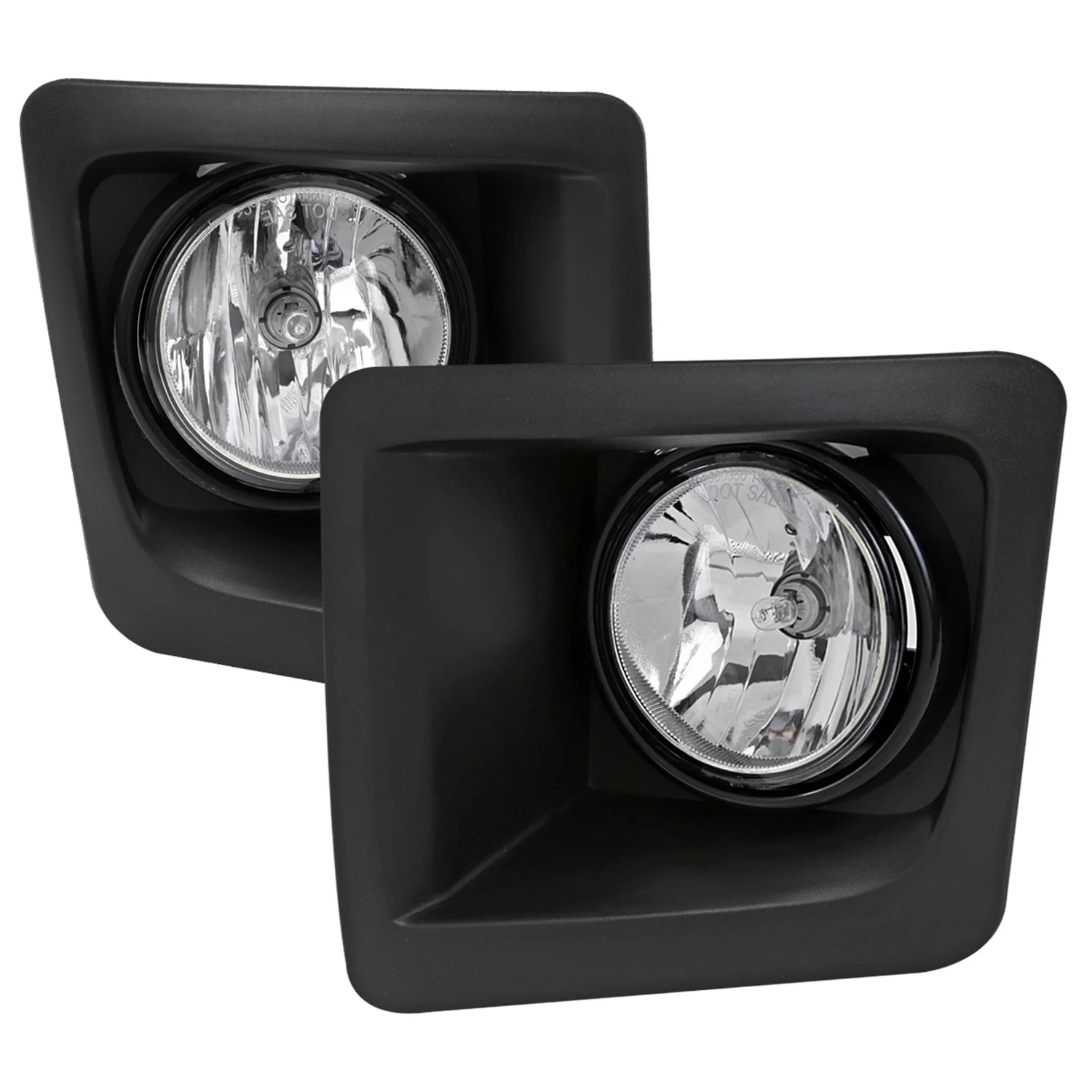 2014-2015 GMC Sierra 1500 H3 Fog Lights Chrome Housing/Clear Lens