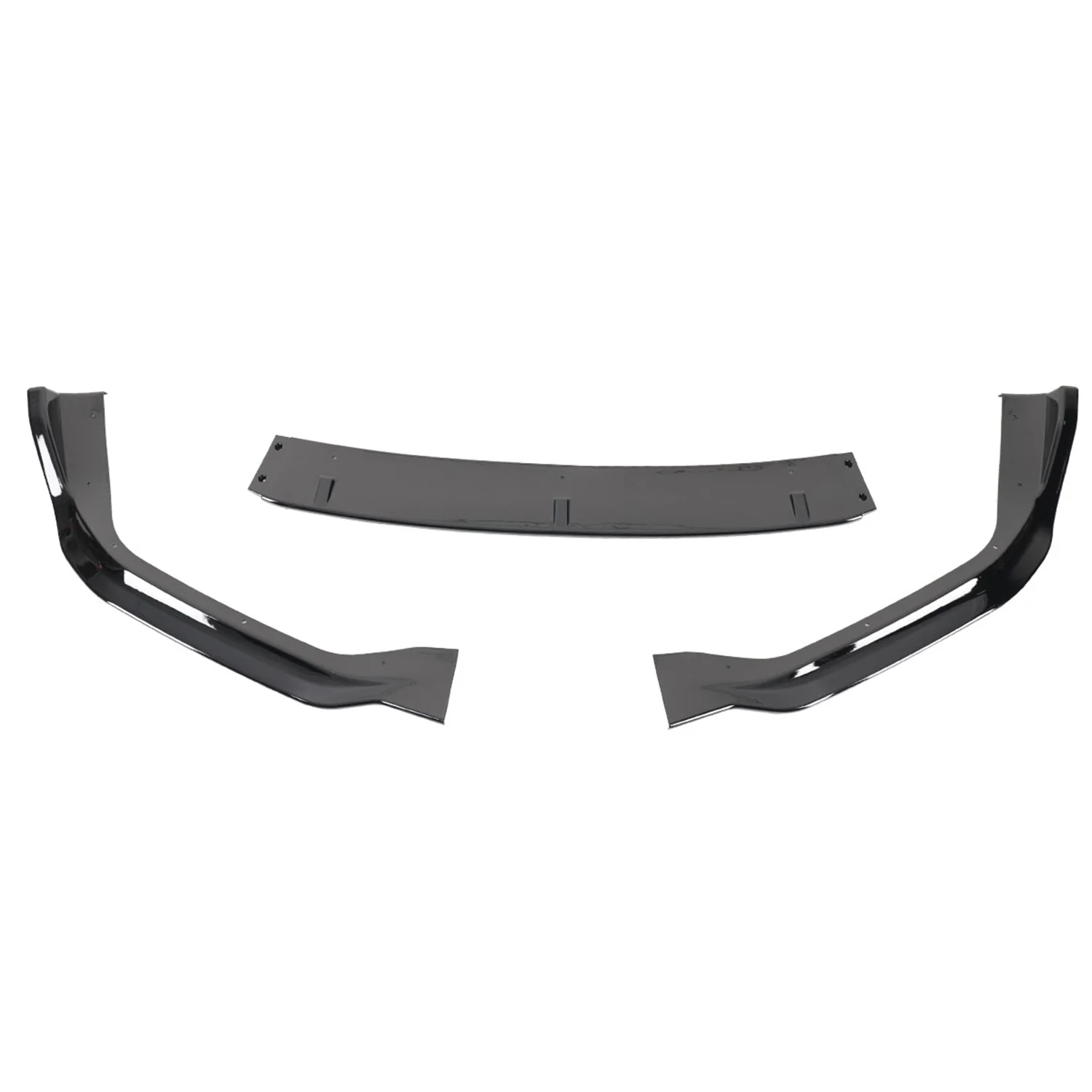 2014-2016 Lexus IS250 F-Sport Glossy Black 3PC Front Bumper Lip Splitter Kit - Image 7