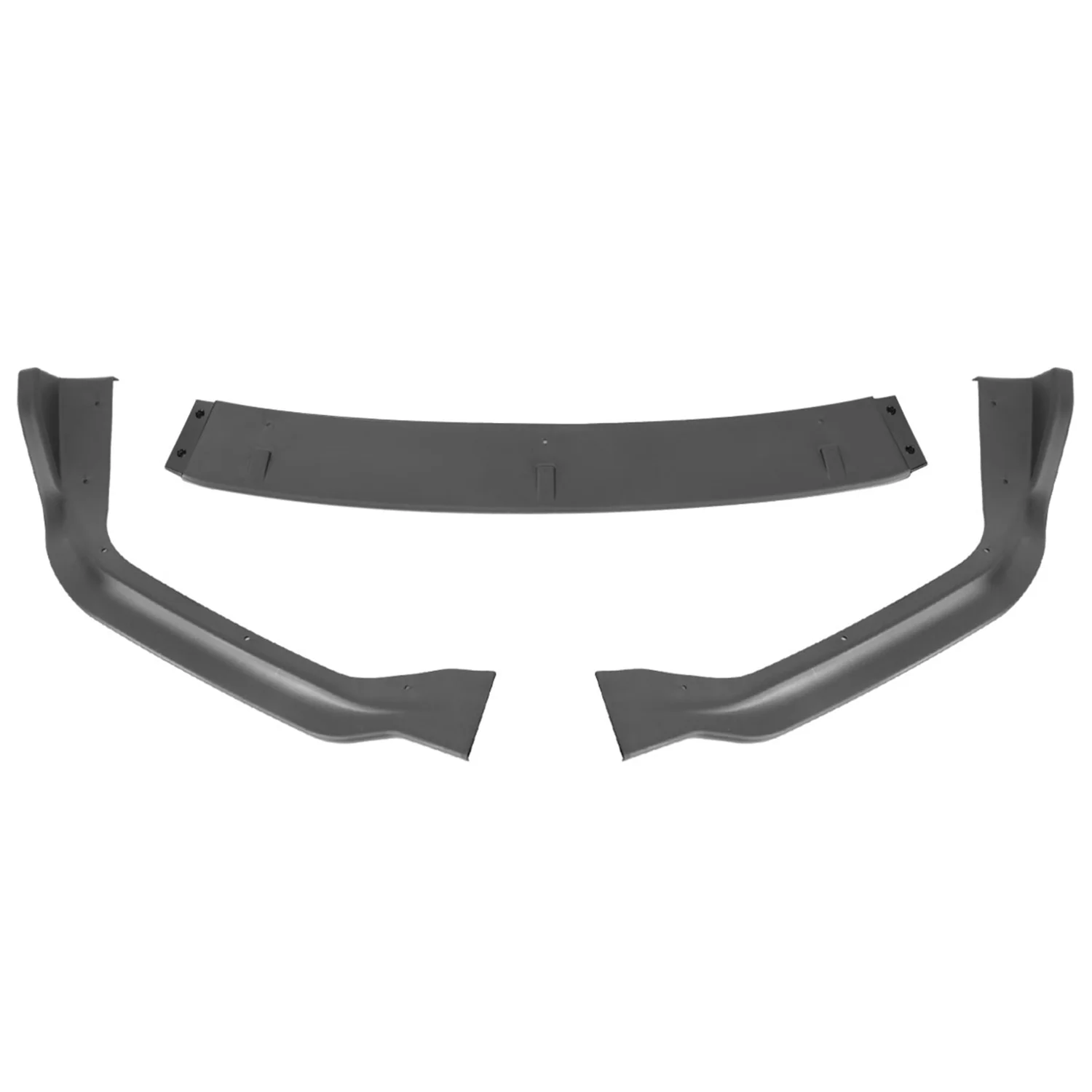 2014-2016 Lexus IS250 F-Sport Matte Black 3PC Front Bumper Lip Splitter Kit - Image 7