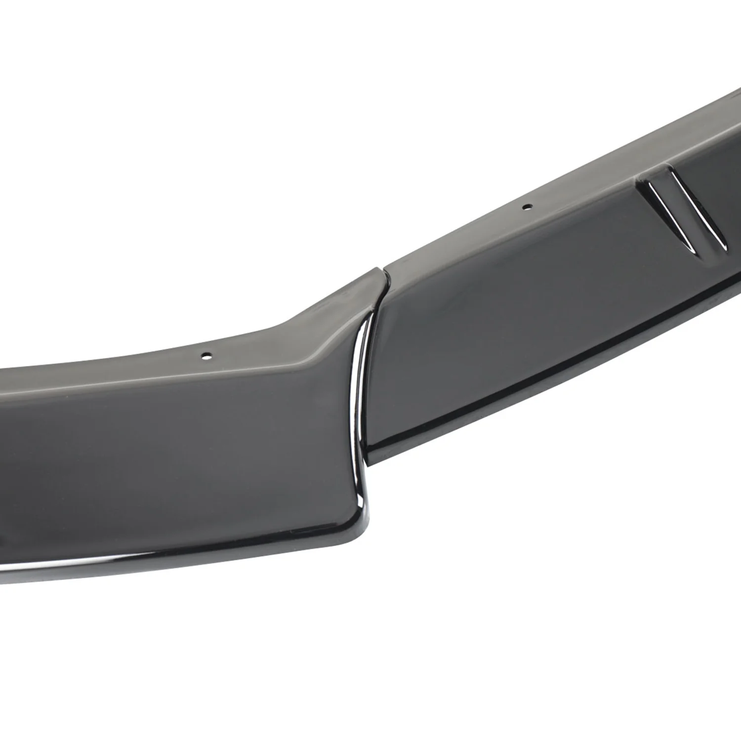 2014-2016 Toyota Corolla LE/L Glossy Black 3PC Front Bumper Lip Splitter Kit - Image 3