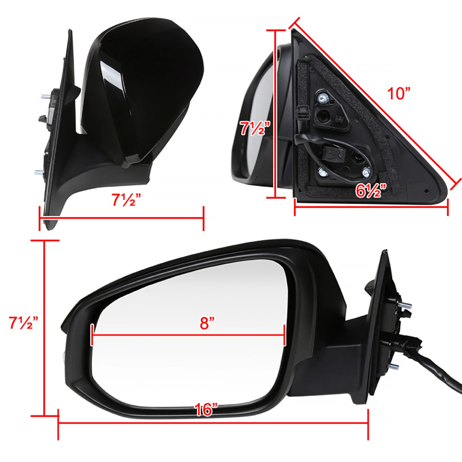 2014-2016 Toyota Highlander Black 5Pin Side Mirror LED Turn Signal Driver - Image 8
