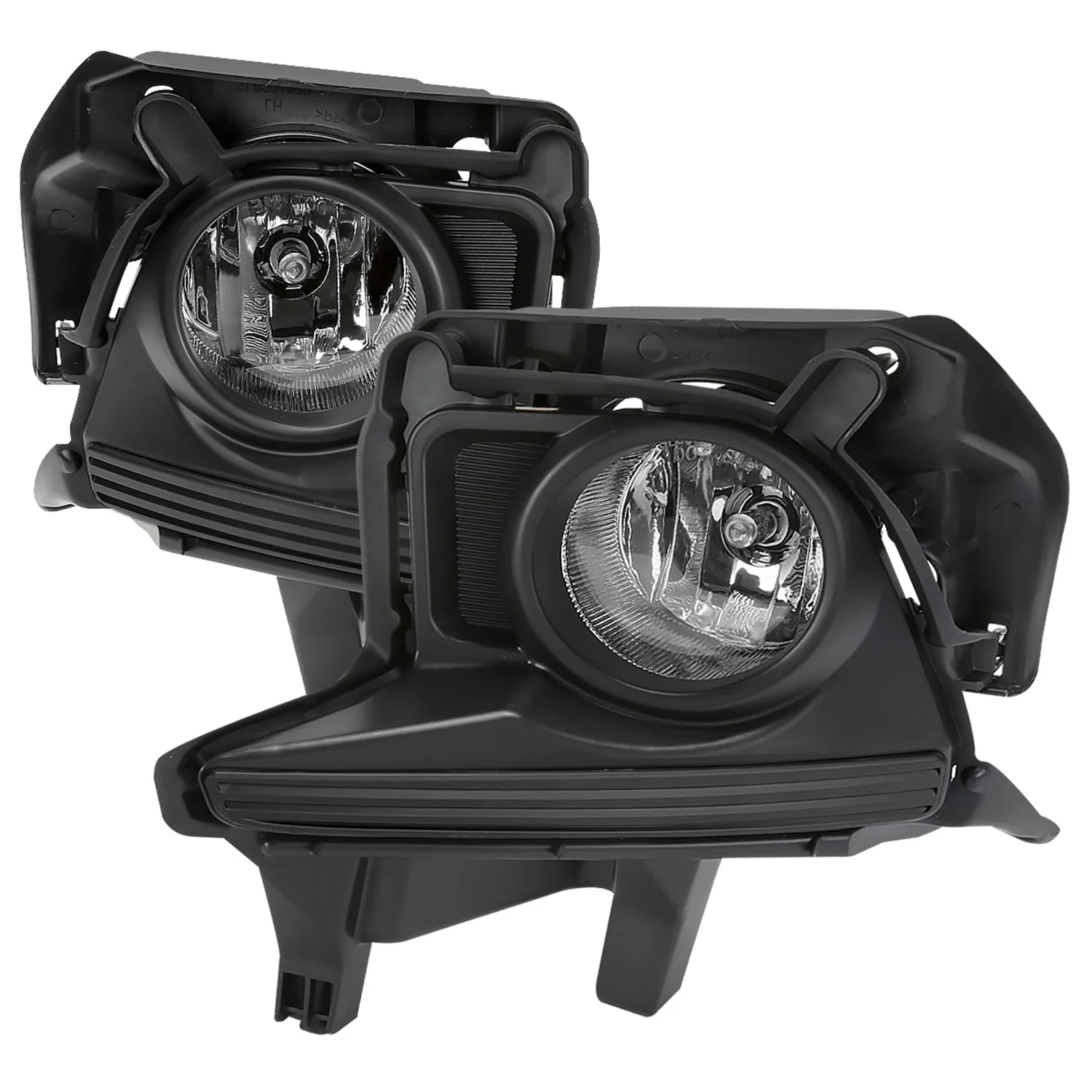 2014-2016 Toyota Highlander H16 Fog Lights Kit Chrome Housing/Clear Lens