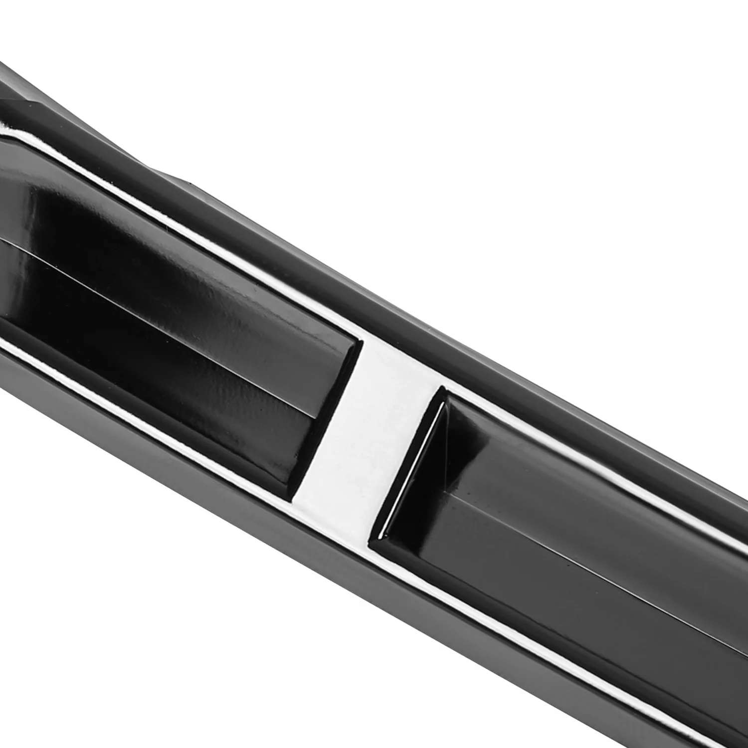 2014-2017 VW Golf Mk7 Glossy Black Polypropylene 3Pcs Bumper Lip Spoiler - Image 3