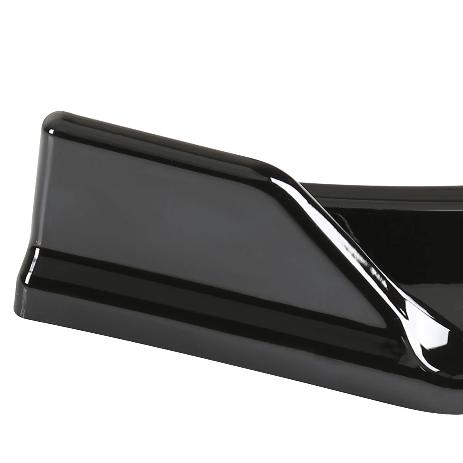 2014-2017 VW Golf Mk7 Glossy Black Polypropylene 3Pcs Bumper Lip Spoiler - Image 4