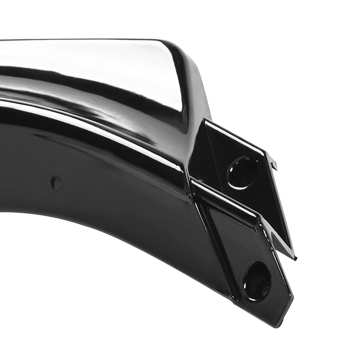 2014-2017 VW Golf Mk7 Glossy Black Polypropylene 3Pcs Bumper Lip Spoiler - Image 5