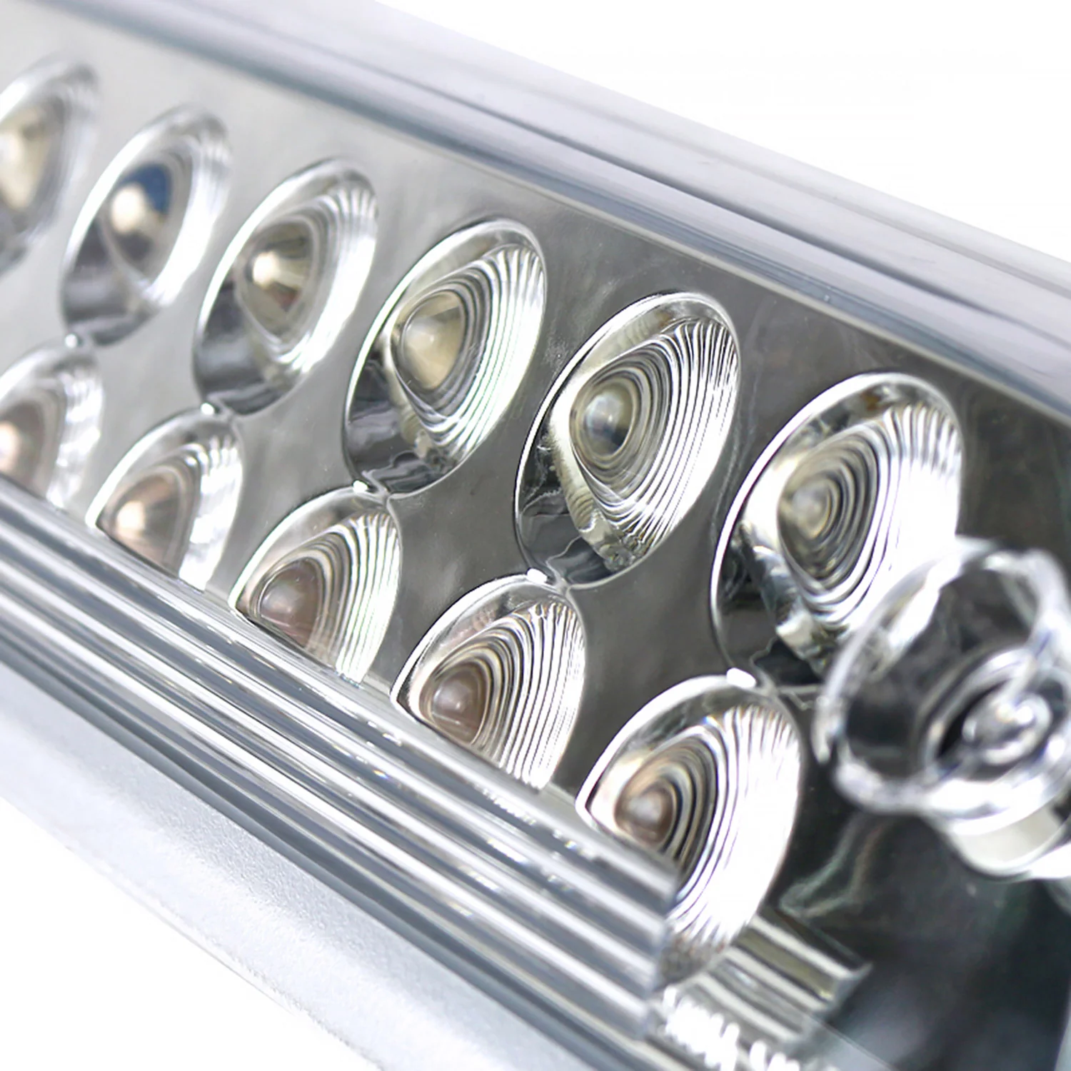 2014-2018 Chevy Silverado/ GMC Sierra LED 3rd Brake Light Chrome/Clear Lens - Image 3
