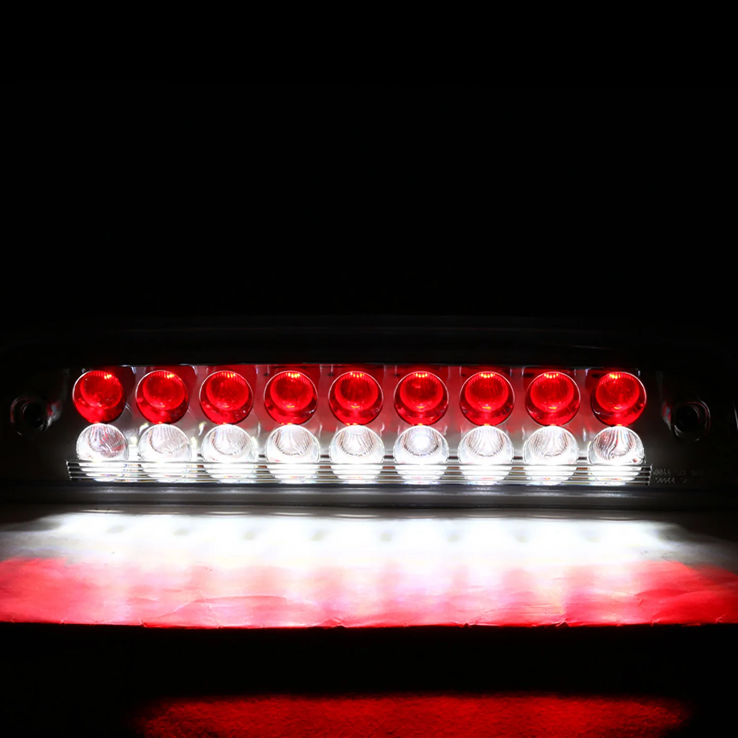 2014-2018 Chevy Silverado/ GMC Sierra V2 LED 3rd Brake Light Chrome/Clear Lens - Image 2
