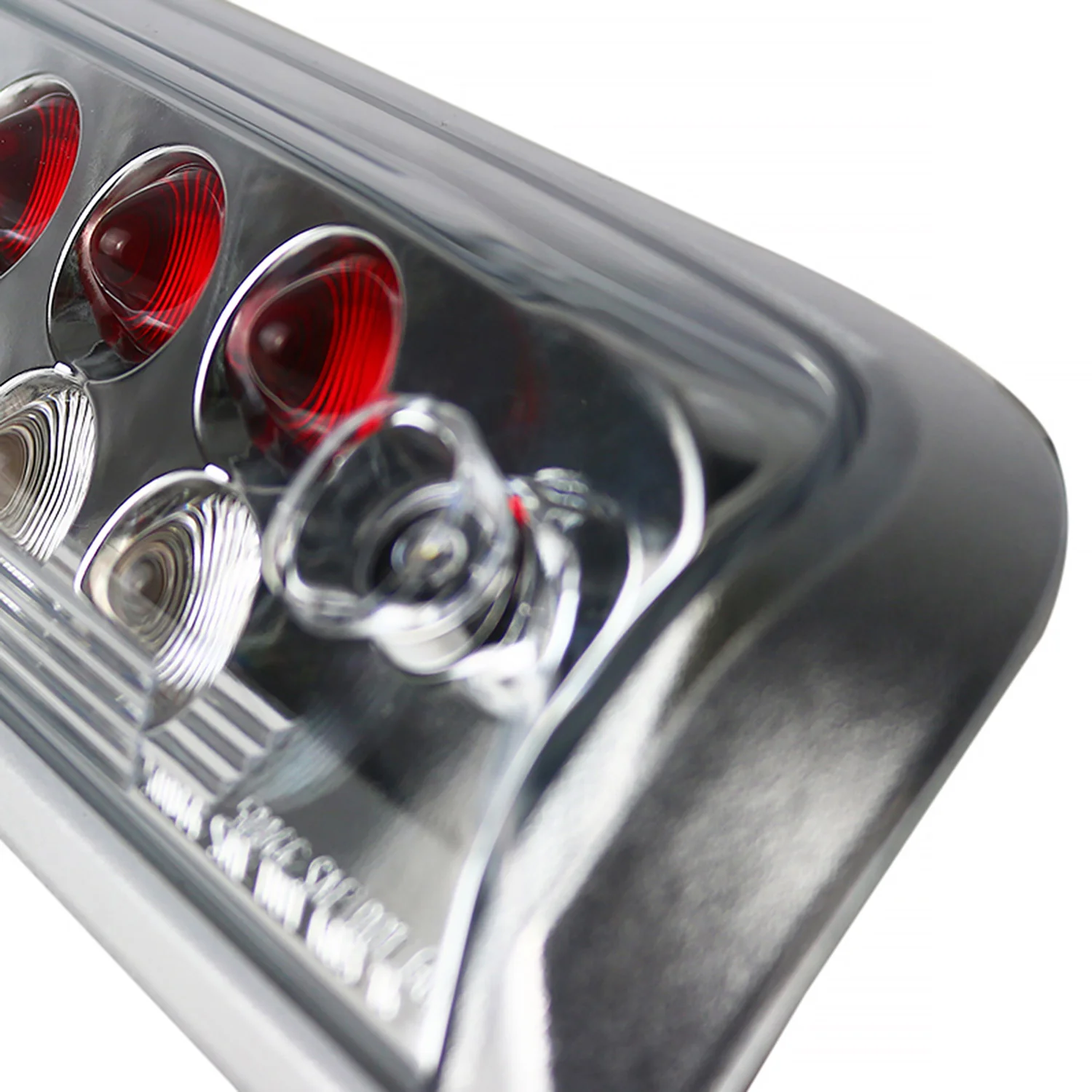 2014-2018 Chevy Silverado/ GMC Sierra V2 LED 3rd Brake Light Chrome/Clear Lens - Image 6