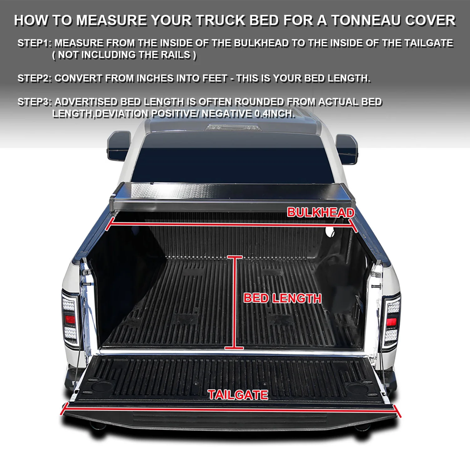 2014-2018 Chevy Silverado / Sierra 1500 6.5' 78" Short Bed Tonneau Cover - Image 2