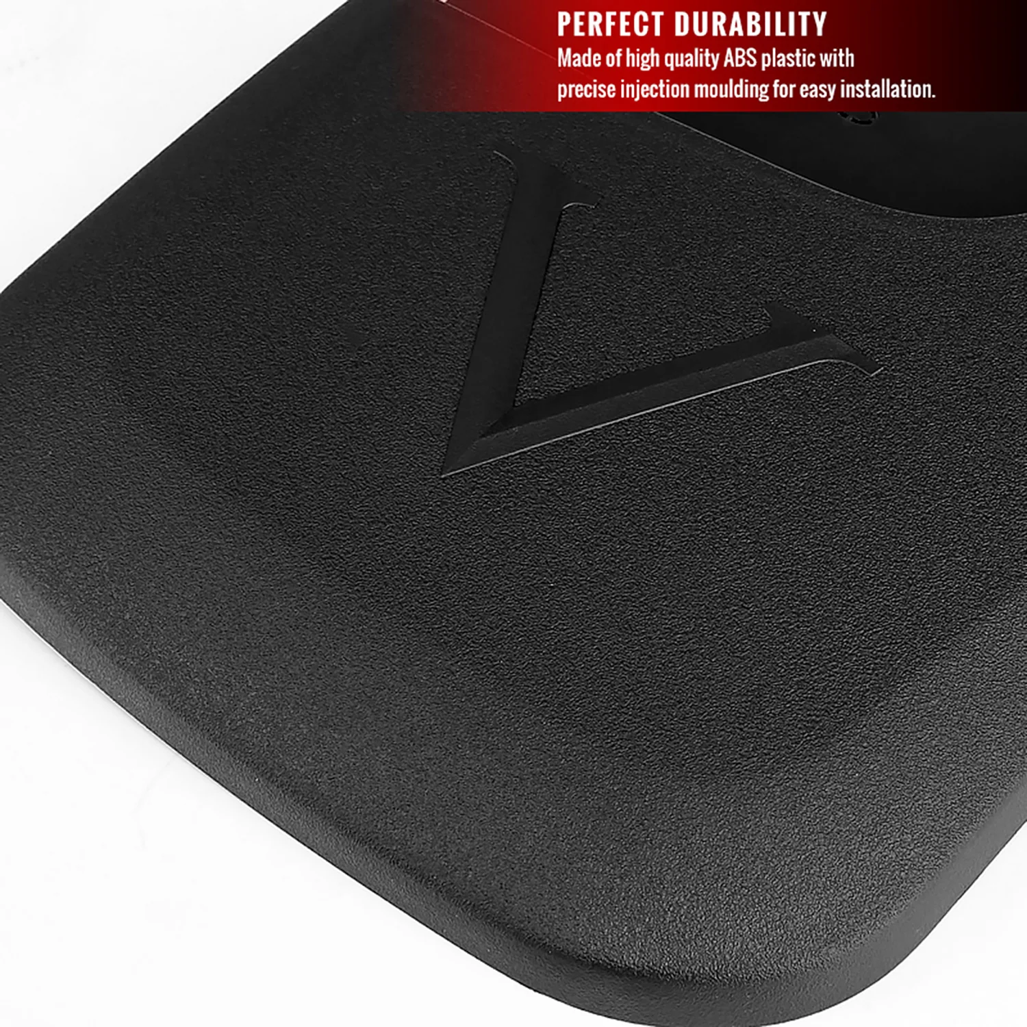 2014-2018 GMC Sierra 1500/2500/3500HD Mud Flap Splash Guards Single Rear Wheel - Image 5