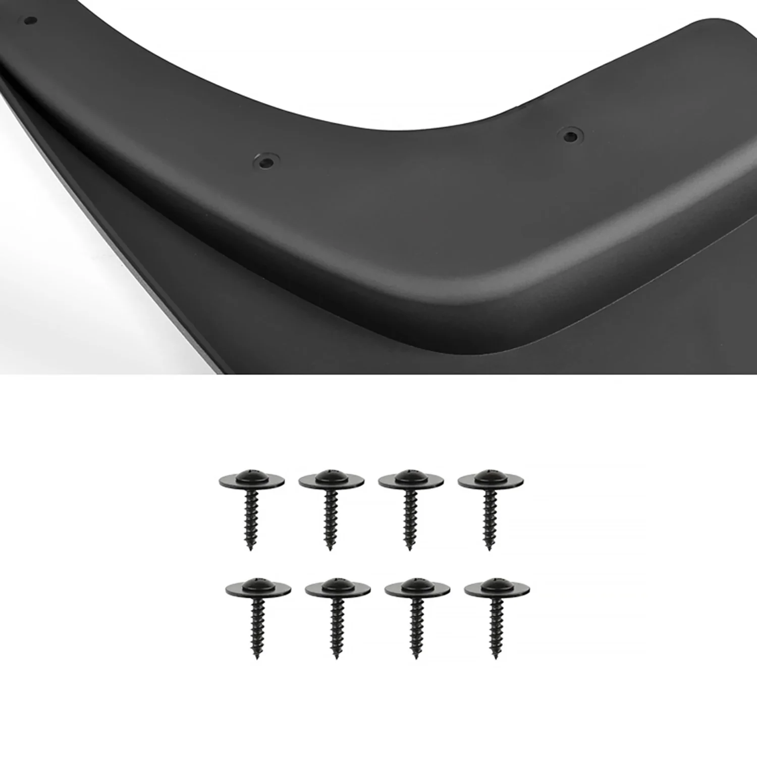 2014-2018 GMC Sierra 1500/2500/3500HD Mud Flap Splash Guards Single Rear Wheel - Image 7