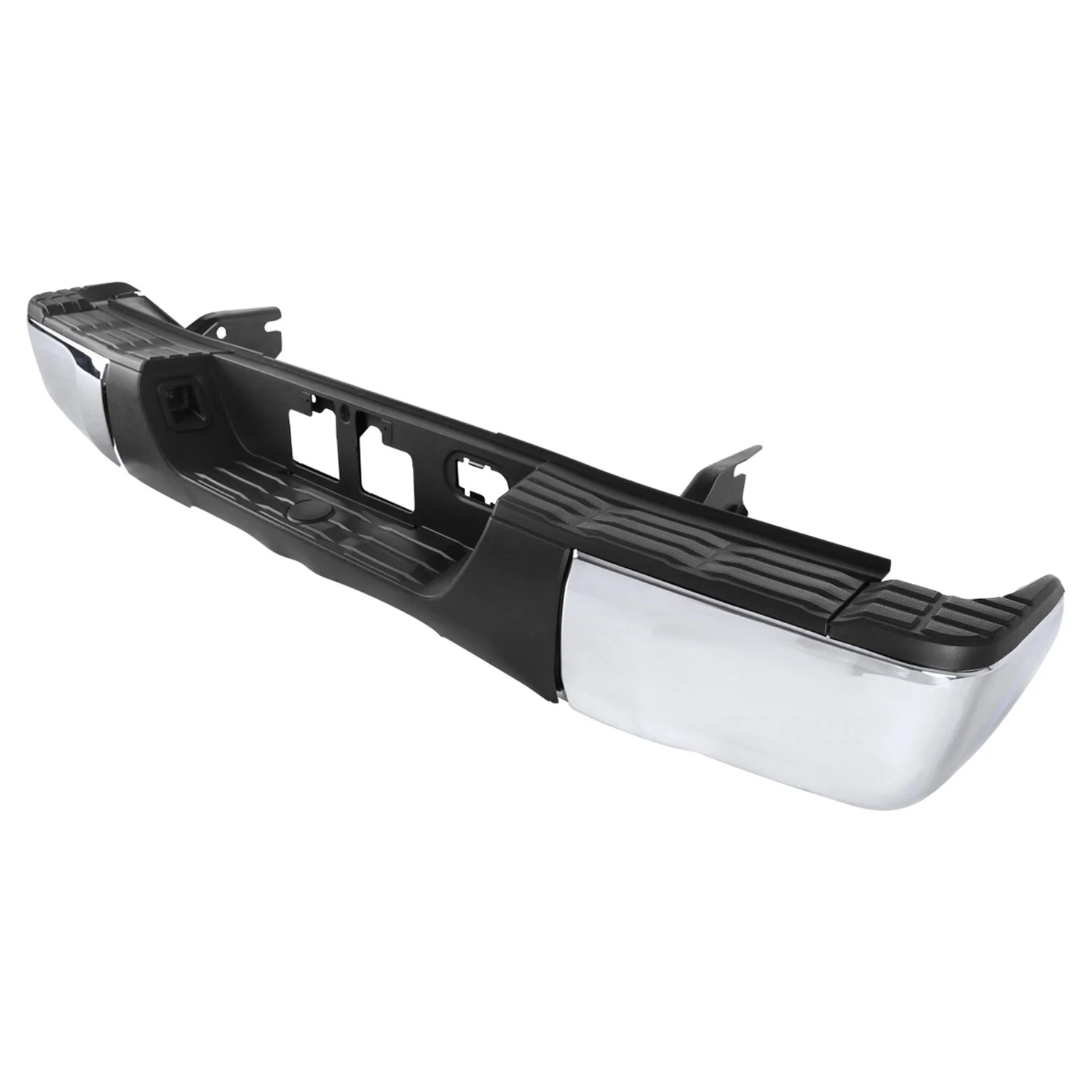 2014-2018 Toyota Tundra Chrome Steel Factory Replacement Rear Step Bumper - Image 9