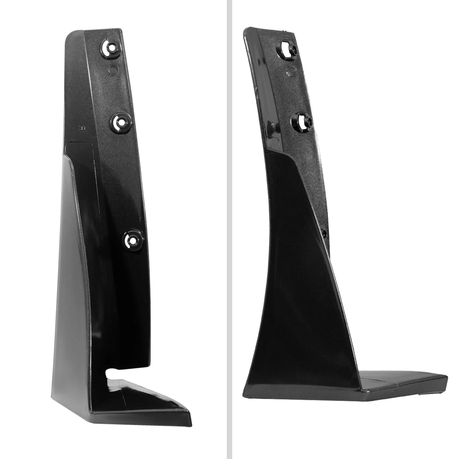 2014-2019 Chevrolet Corvette C7 Black 2PC Front Bumper Canards Spats Cover - Image 3
