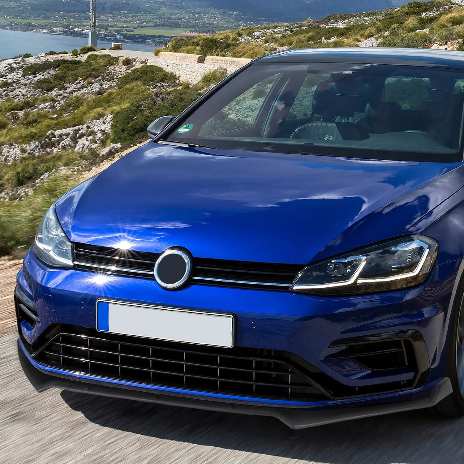 2014-2020 VW Golf GTI/R/R-Line Matte Black 3Pcs Front Bumper Lip Set - Image 10