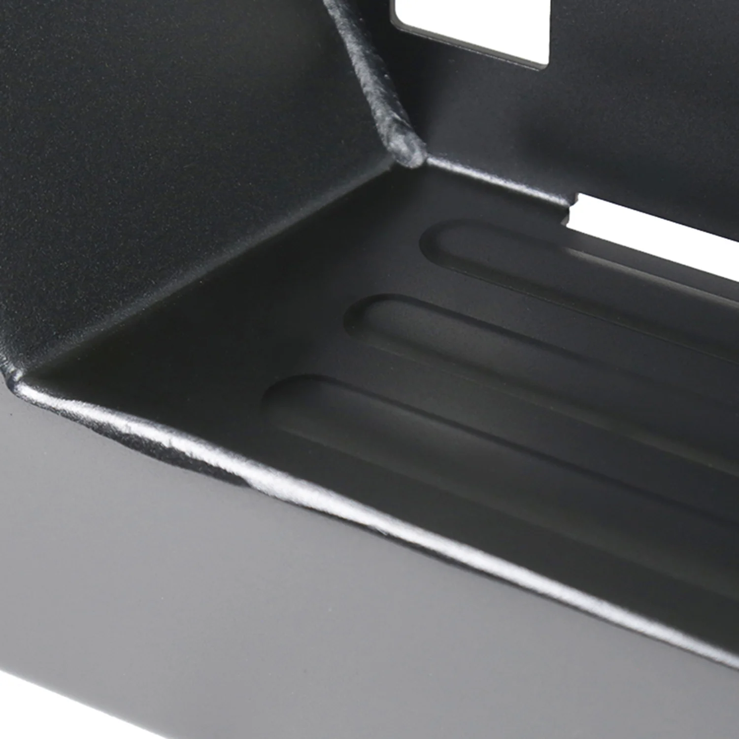 2014-2021 Toyota Tundra Black Heavy Duty Steel Rear Step Bumper w/License Lamp - Image 4