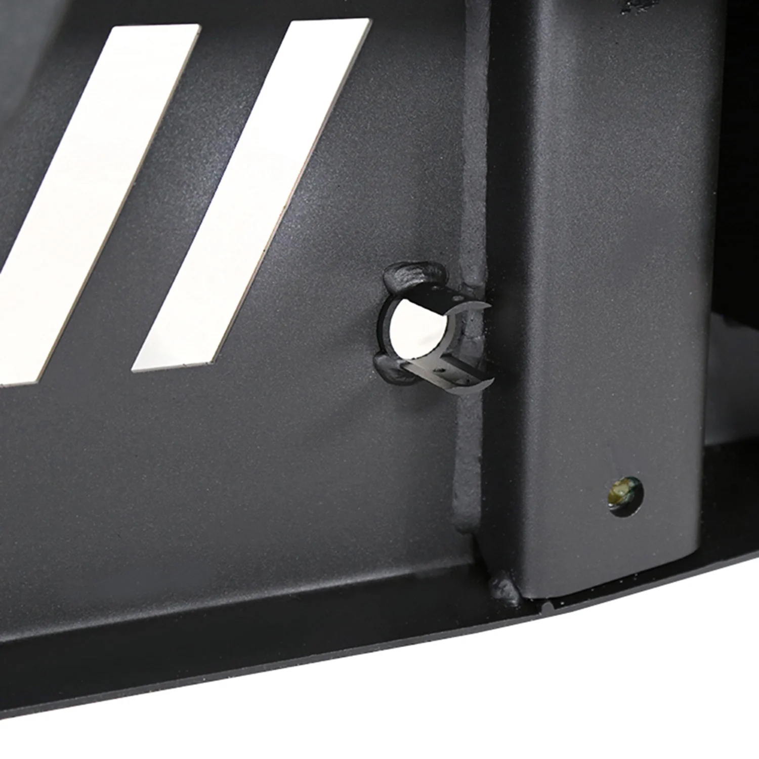 2014-2021 Toyota Tundra Black Heavy Duty Steel Rear Step Bumper w/License Lamp - Image 8