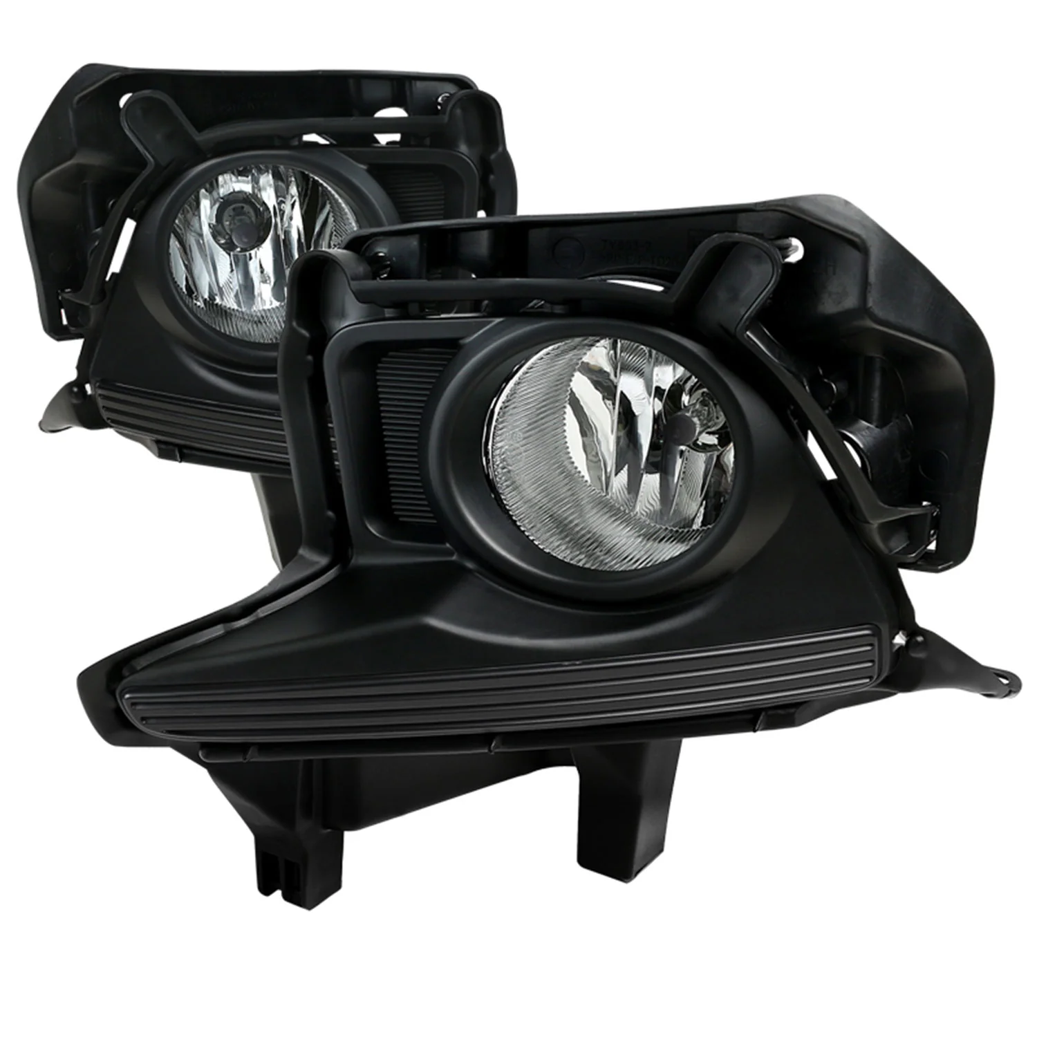 2015-2016 Toyota Highlander H16 Fog Lights Kit Chrome Housing/Clear Lens
