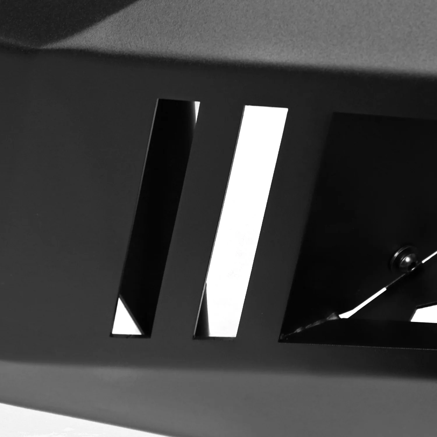 2015-2017 Ford F-150 Black Heavy Duty Steel Front Bumper & LED Light Ports - Image 4