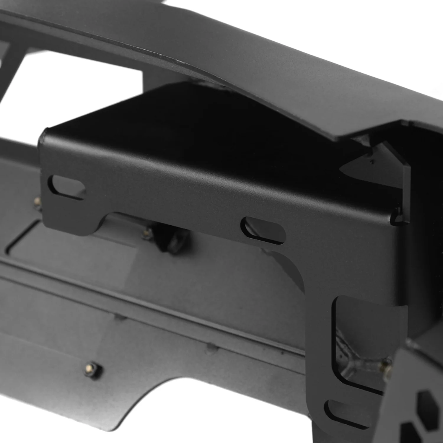 2015-2017 Ford F-150 Black Heavy Duty Steel Front Bumper & LED Light Ports - Image 7