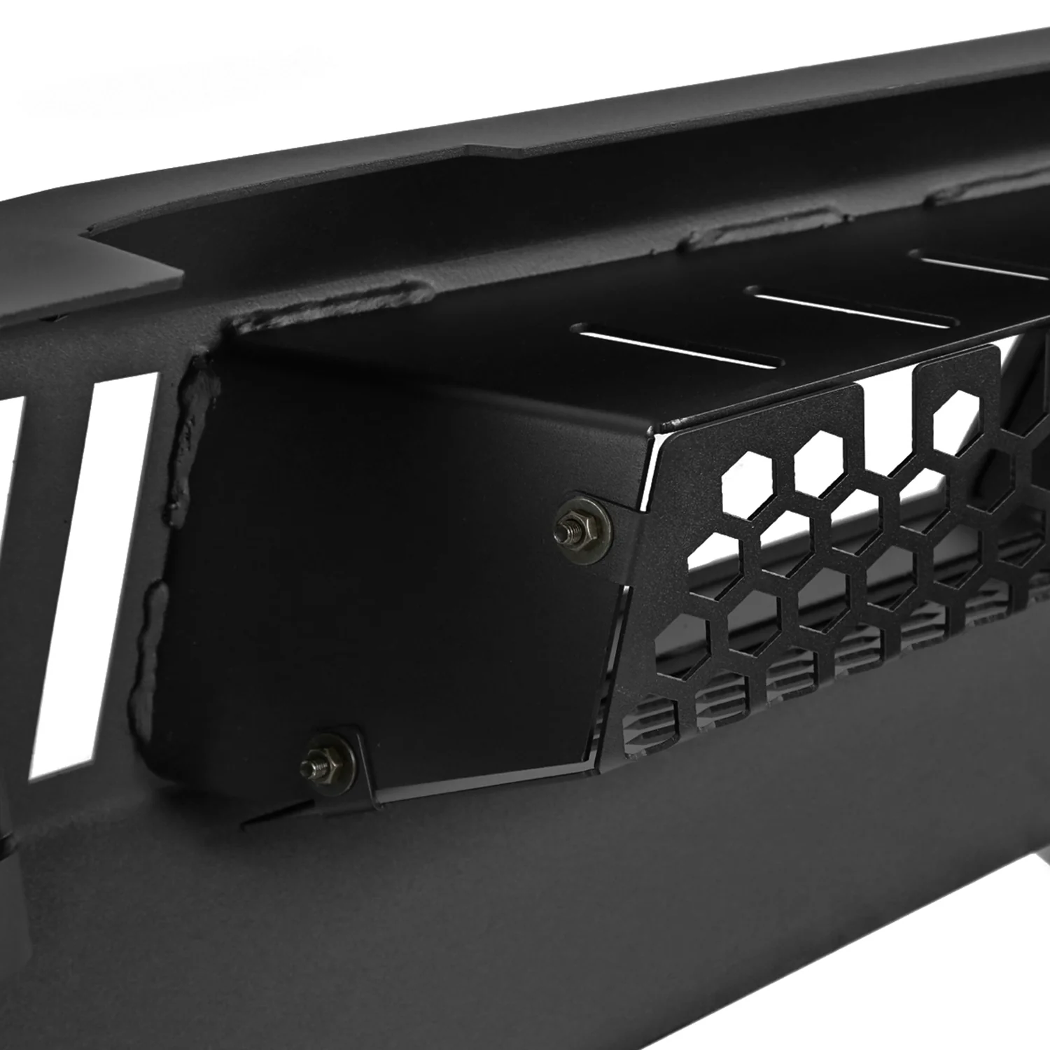 2015-2017 Ford F-150 Black Heavy Duty Steel Front Bumper & LED Light Ports - Image 8