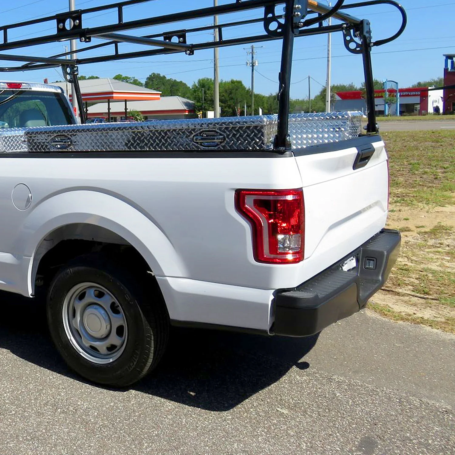 2015-2017 Ford F-150 Factory Driver/Left Tail Light Assembly Chrome/Red Clear - Image 10
