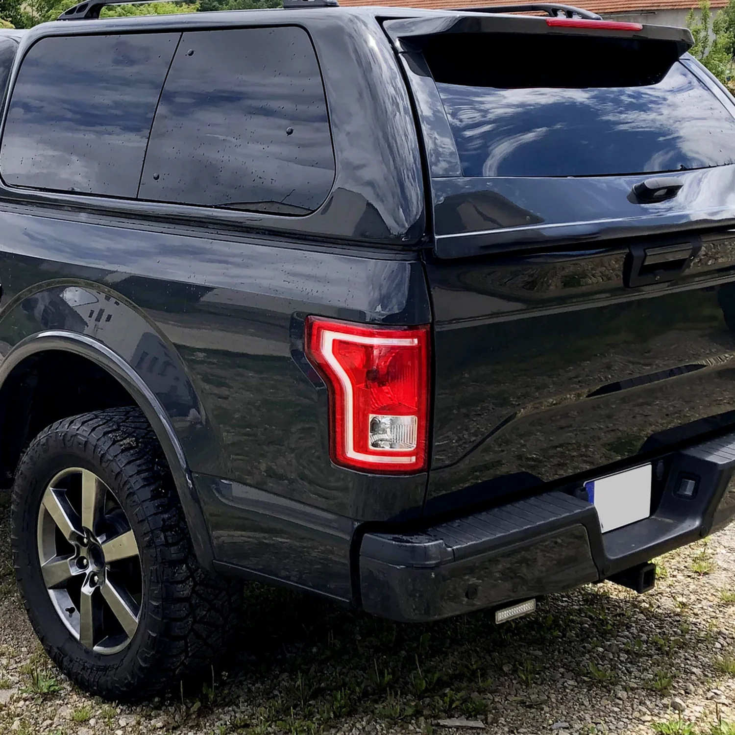2015-2017 Ford F-150 Factory Driver/Left Tail Light Assembly Chrome/Red Clear - Image 9