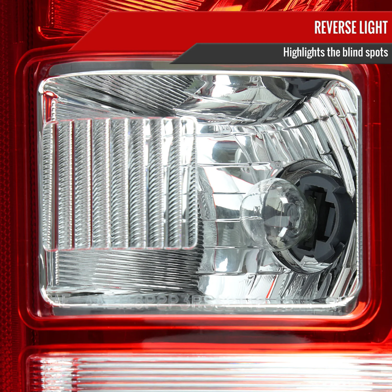 2015-2017 Ford F-150 Factory Passenger/Right Replacement Tail Light Chrome/Red - Image 4