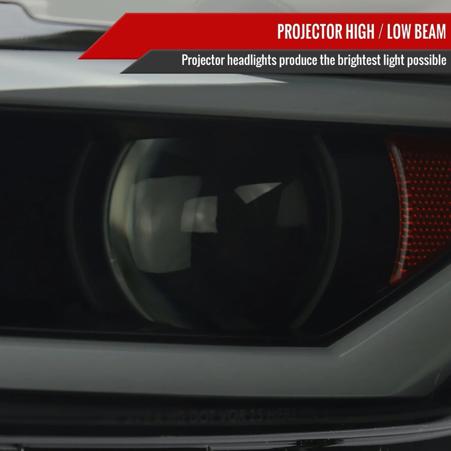 2015-2017 Ford Mustang / 18-2020 Mustang Shelby LED Xenon HID Headlights Smoke - Image 3