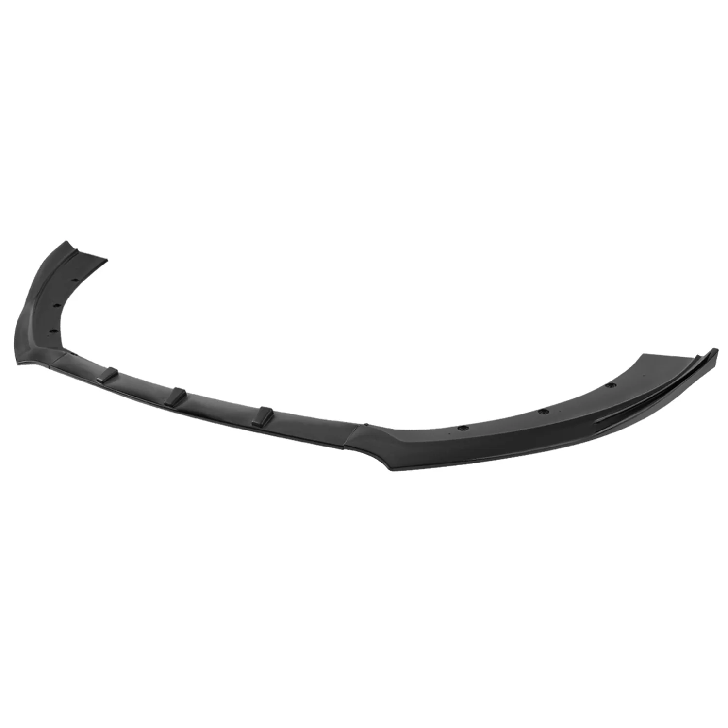 2015-2017 Ford Mustang Matte Black Polypropylene 3Pcs Bumper Lip Spoiler