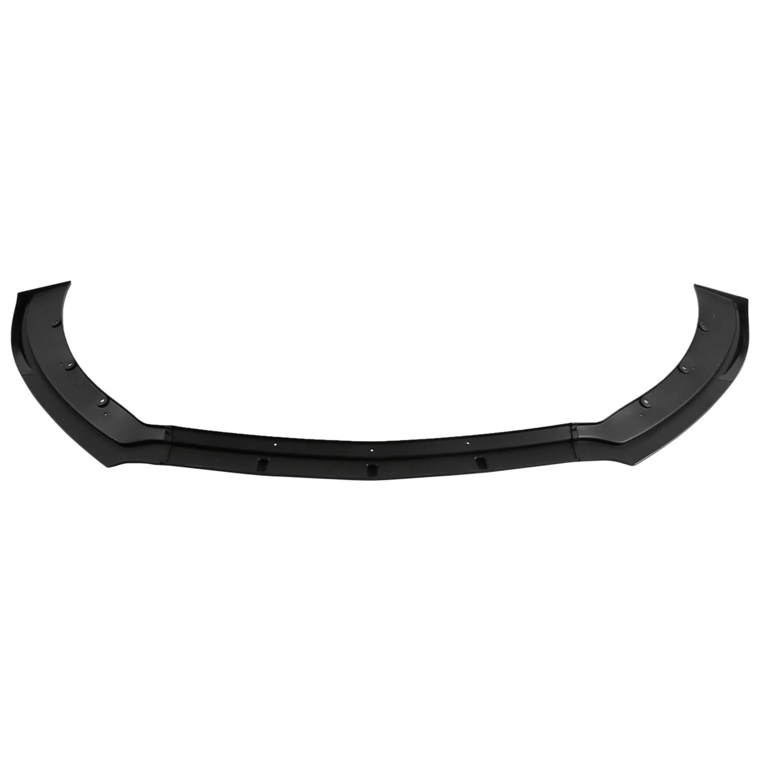 2015-2017 Ford Mustang Matte Black Polypropylene 3Pcs Bumper Lip Spoiler - Image 8