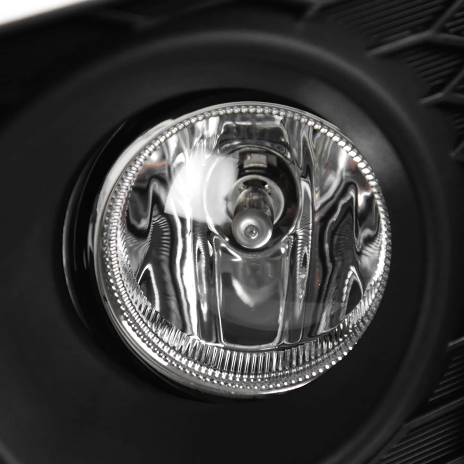 2015-2017 Honda Fit 12V/55W H11 Fog Lights Kit Chrome Housing/Clear Lens - Image 2