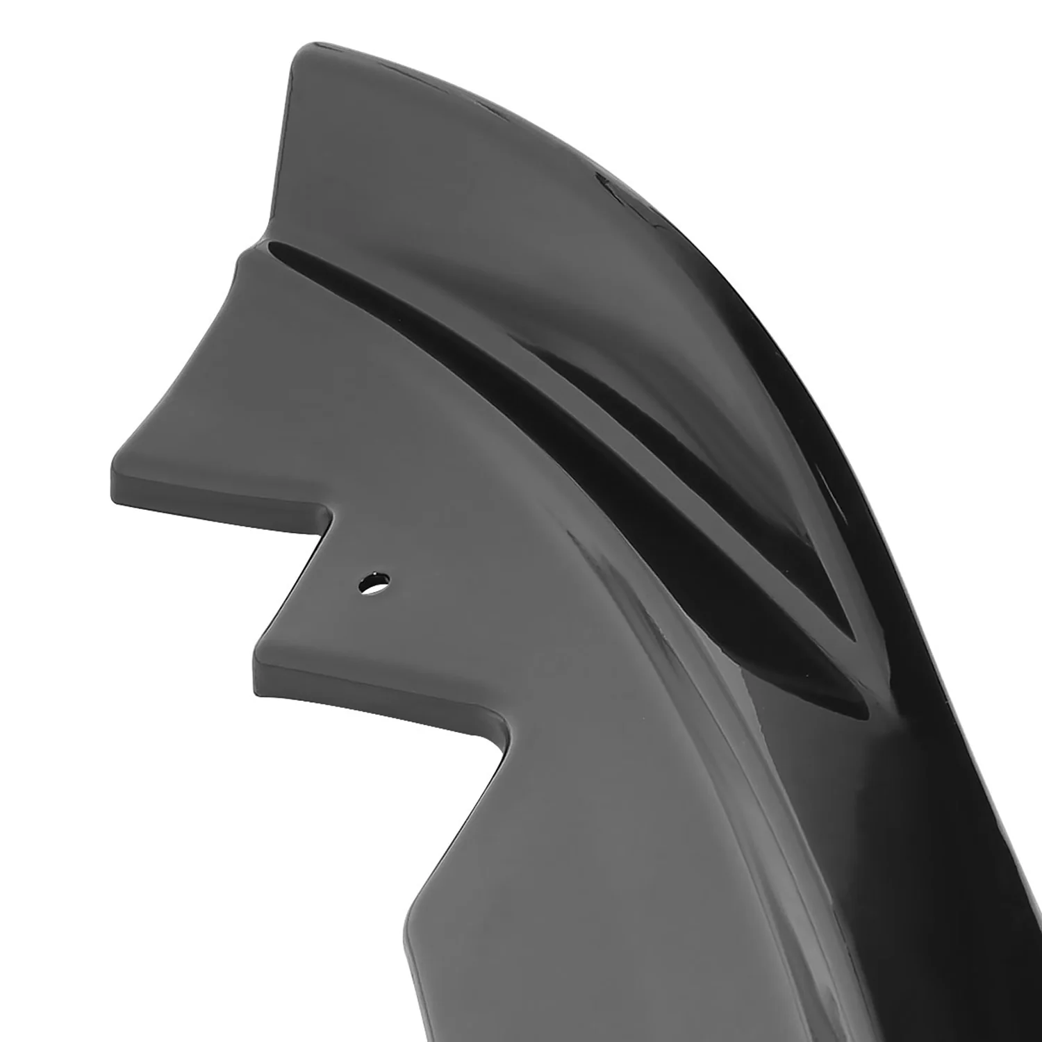 2015-2018 Cadillac ATS Glossy Black Polypropylene 3PC Front Bumper Lip Set - Image 3