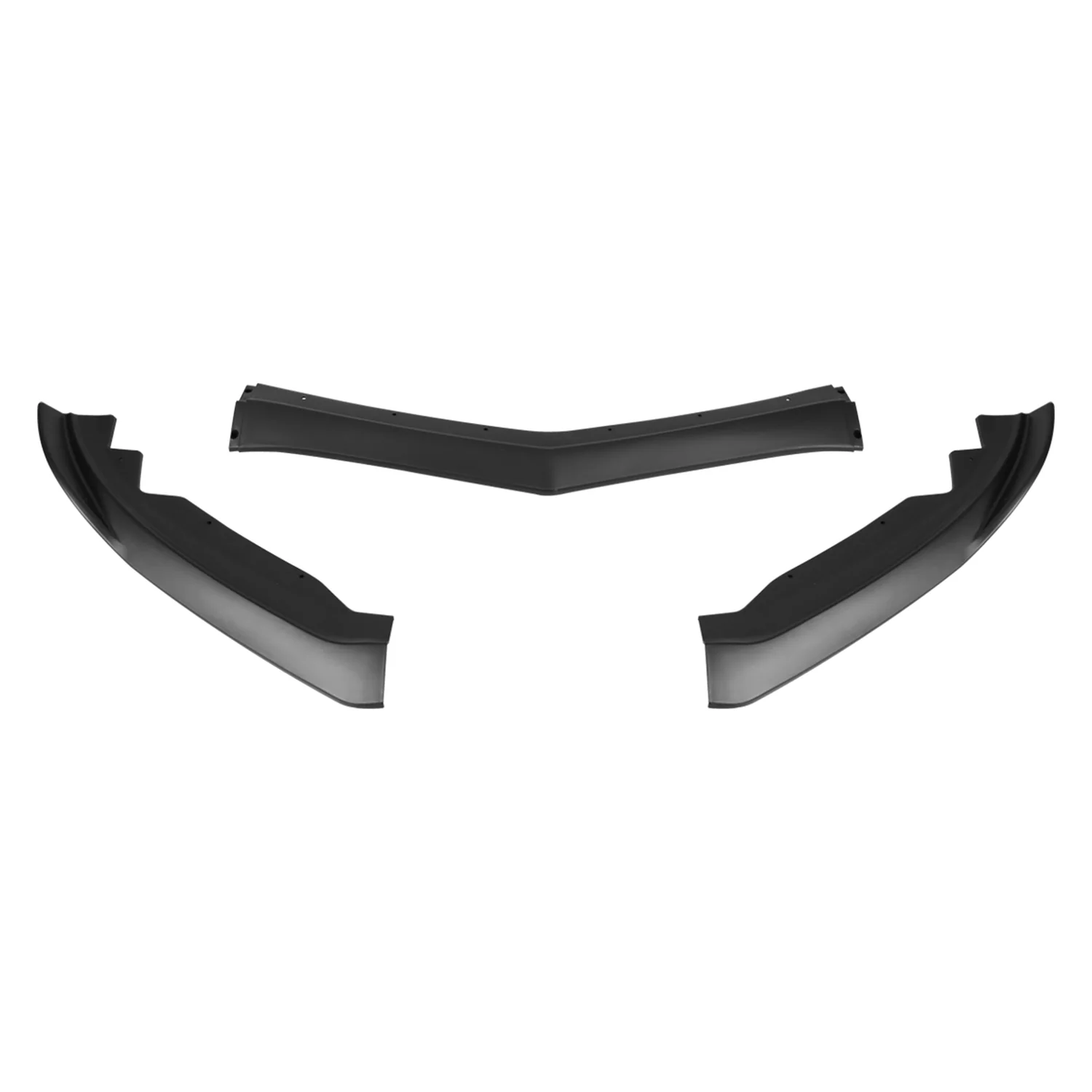 2015-2018 Cadillac ATS Matte Black Polypropylene 3Pcs Front Bumper Lip Set - Image 7